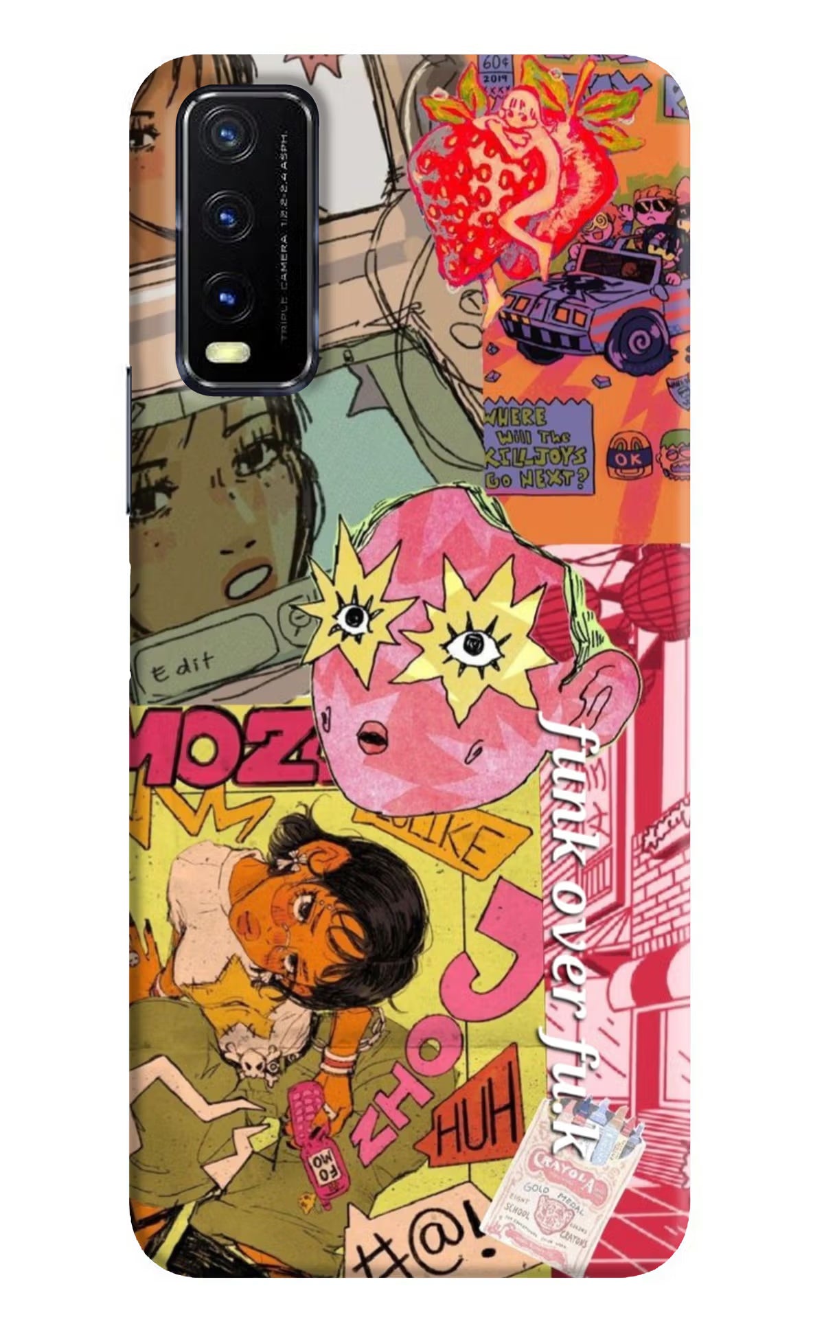 Funkover Vivo Y20G Back Cover - Funkover Vivo Y20G Hard Case Back Cover by Casekaro Funkover Vivo Y20G Hard Case Back Cover by Casekaro