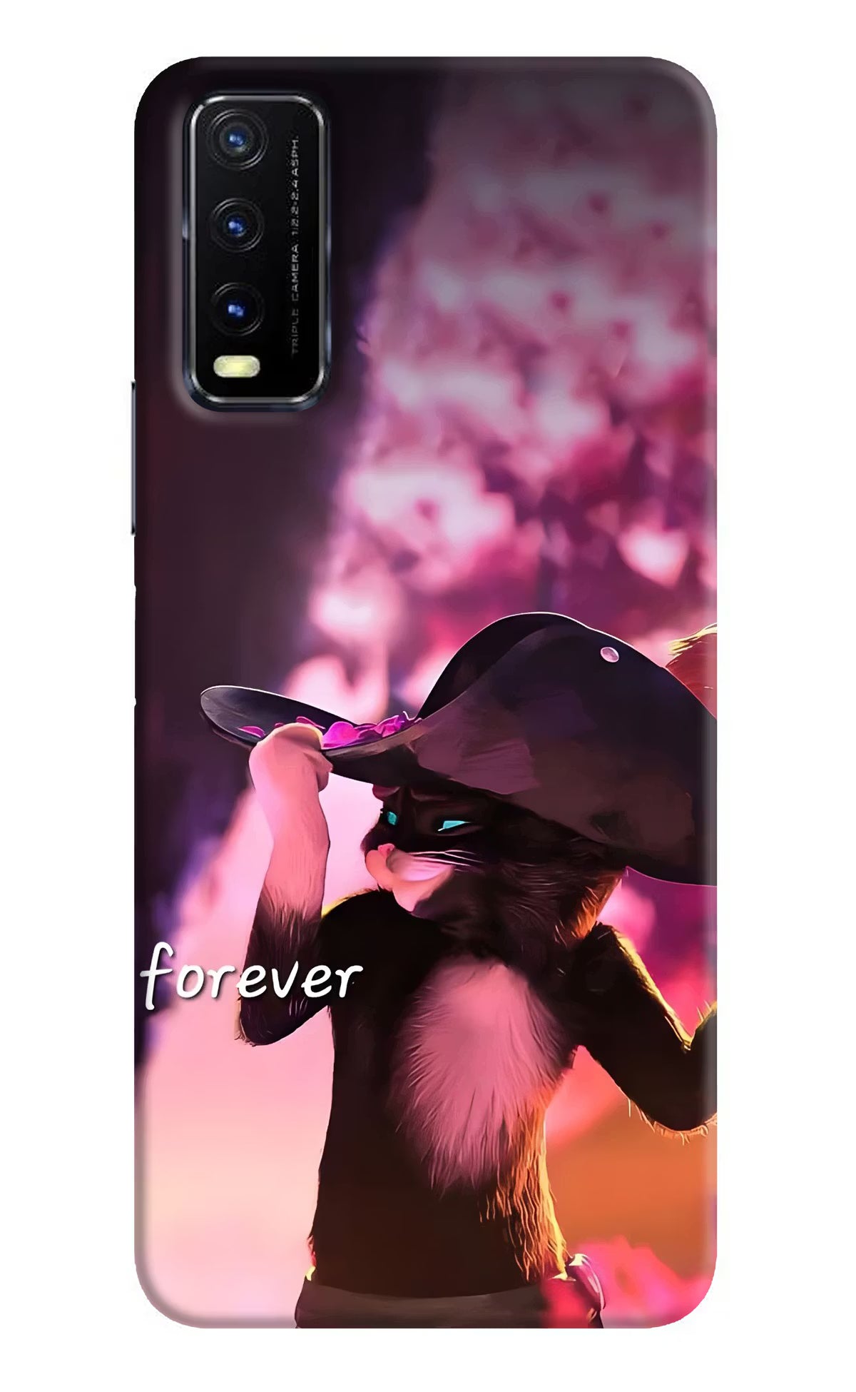 Forever Cat Vivo Y20G Back Cover - Forever Cat Vivo Y20G Back Cover Forever Cat Vivo Y20G Back Cover