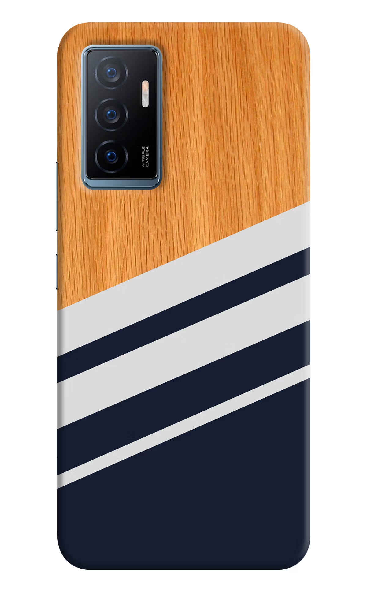 Blue and white wooden Vivo Y75 Back Cover - Blue and white wooden Vivo Y75 Back Cover Blue and white wooden Vivo Y75 Back Cover