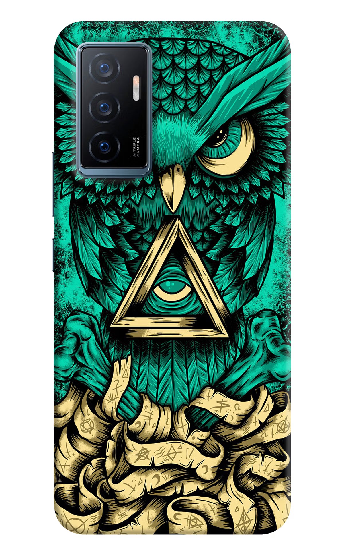 Green Owl Vivo Y75 Back Cover - Green Owl Vivo Y75 Back Cover Green Owl Vivo Y75 Back Cover