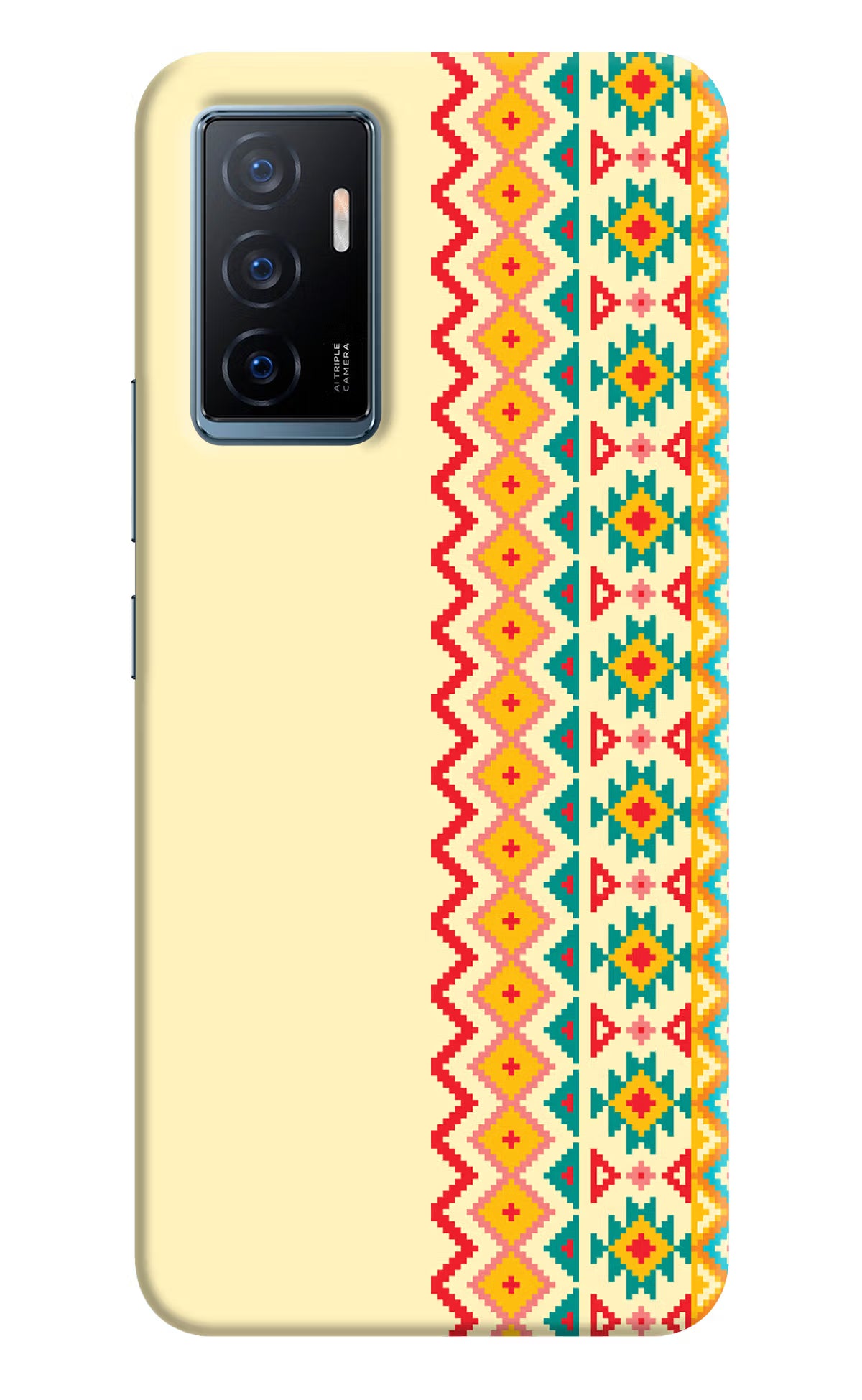 Ethnic Seamless Vivo Y75 Back Cover - Ethnic Seamless Vivo Y75 Back Cover Ethnic Seamless Vivo Y75 Back Cover