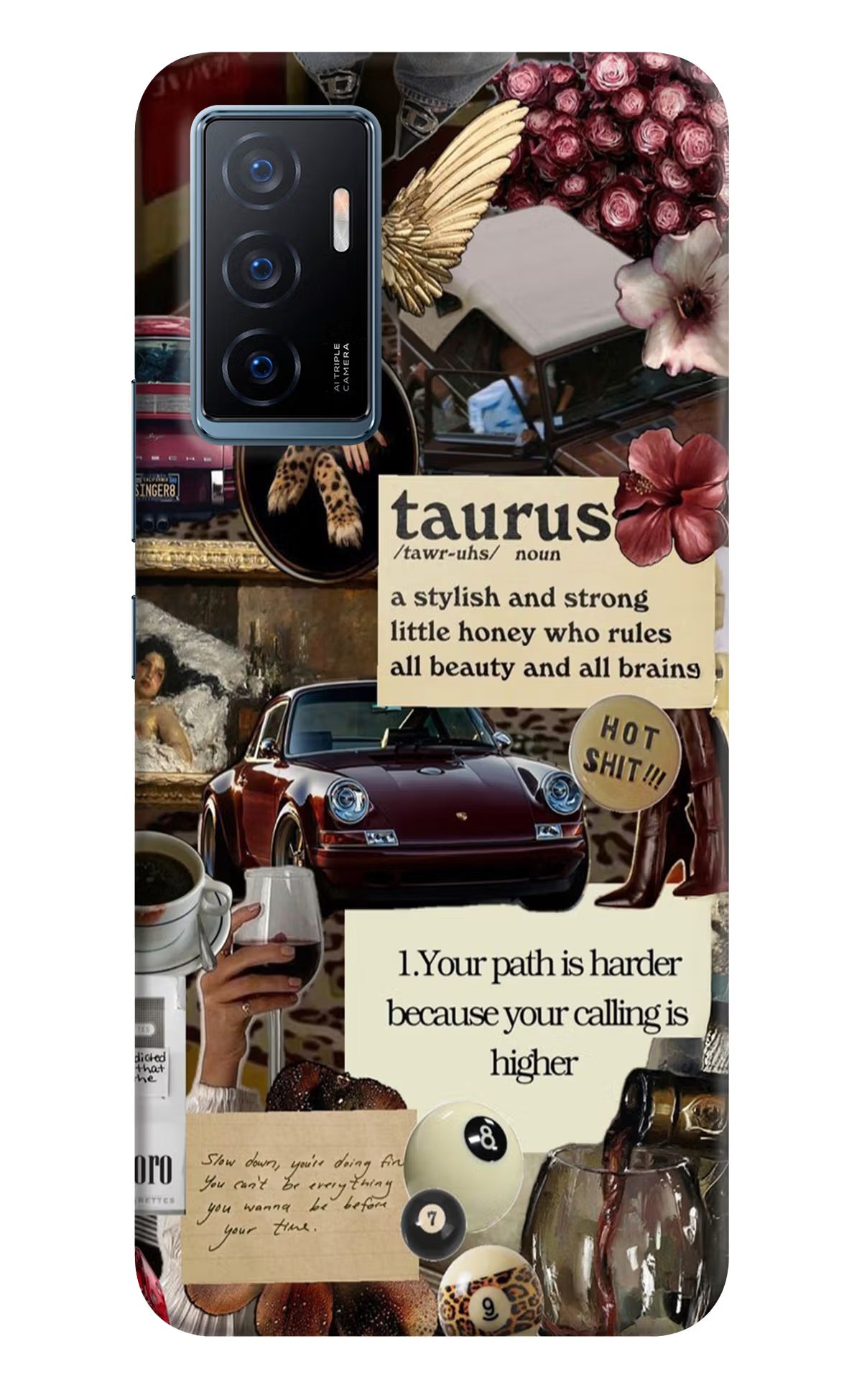 Taurus Zodiac Vivo Y75 Back Cover - Taurus Zodiac Vivo Y75 Back Cover Taurus Zodiac Vivo Y75 Back Cover
