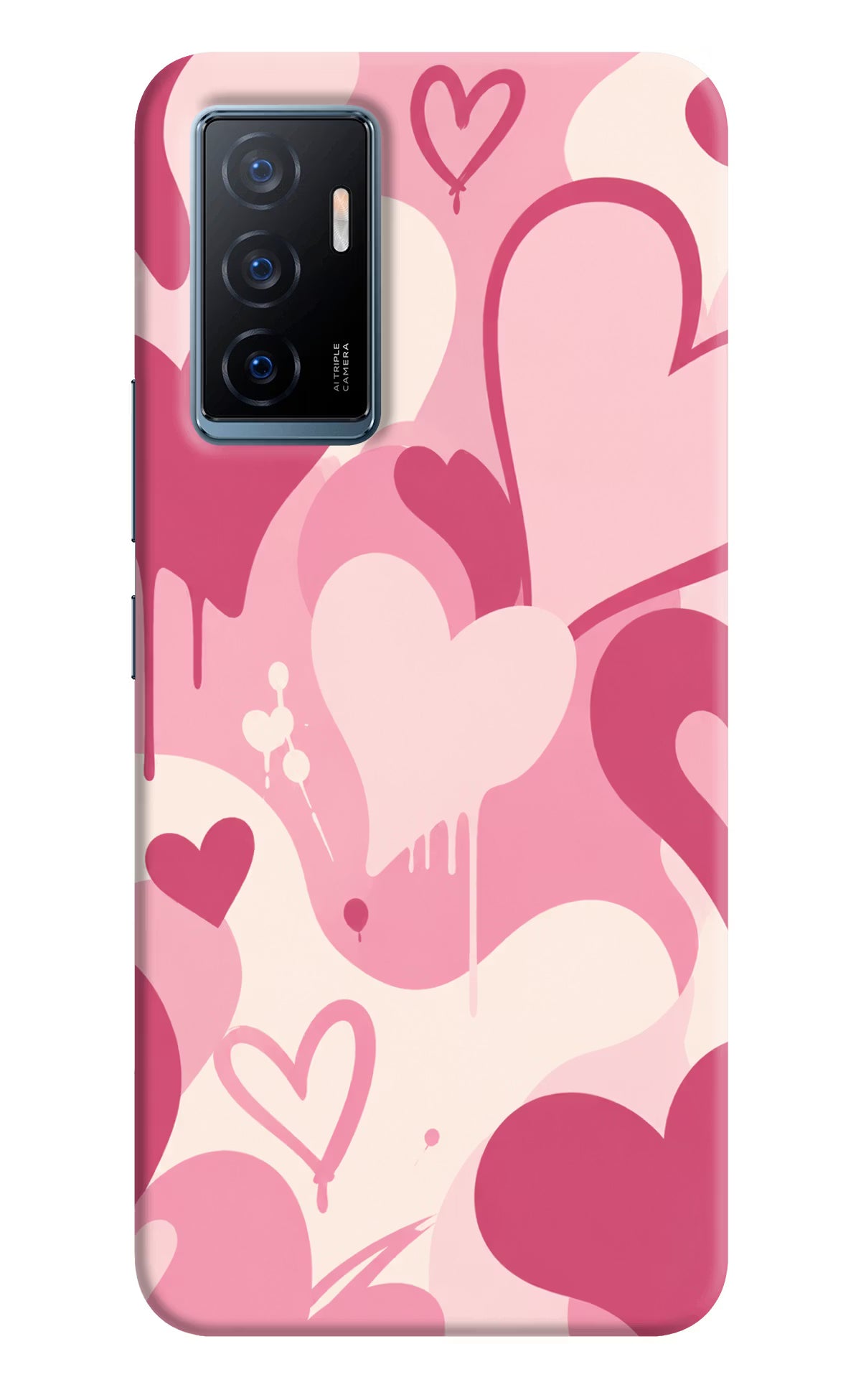 Hearty case Vivo Y75 Back Cover - Hearty case Vivo Y75 Hard Case Back Cover by Casekaro Hearty case Vivo Y75 Hard Case Back Cover by Casekaro