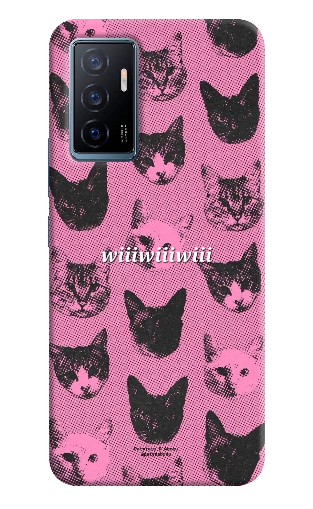 Pink Cats Vivo Y75 Back Cover - Pink Cats Vivo Y75 Back Cover Pink Cats Vivo Y75 Back Cover