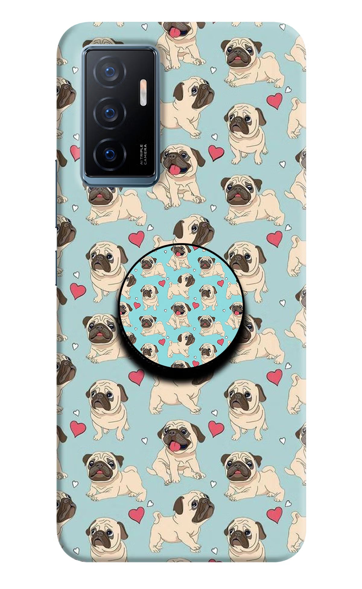 Pug Dog Vivo Y75 Pop Case - Pug Dog Vivo Y75 Pop Case Pug Dog Vivo Y75 Pop Case