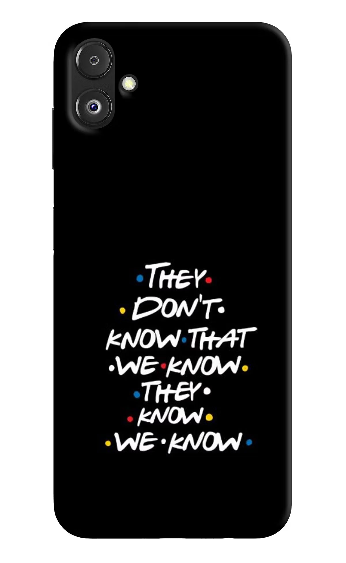 FRIENDS Dialogue Samsung F14 5G Back Cover - FRIENDS Dialogue Samsung F14 5G Back Cover FRIENDS Dialogue Samsung F14 5G Back Cover