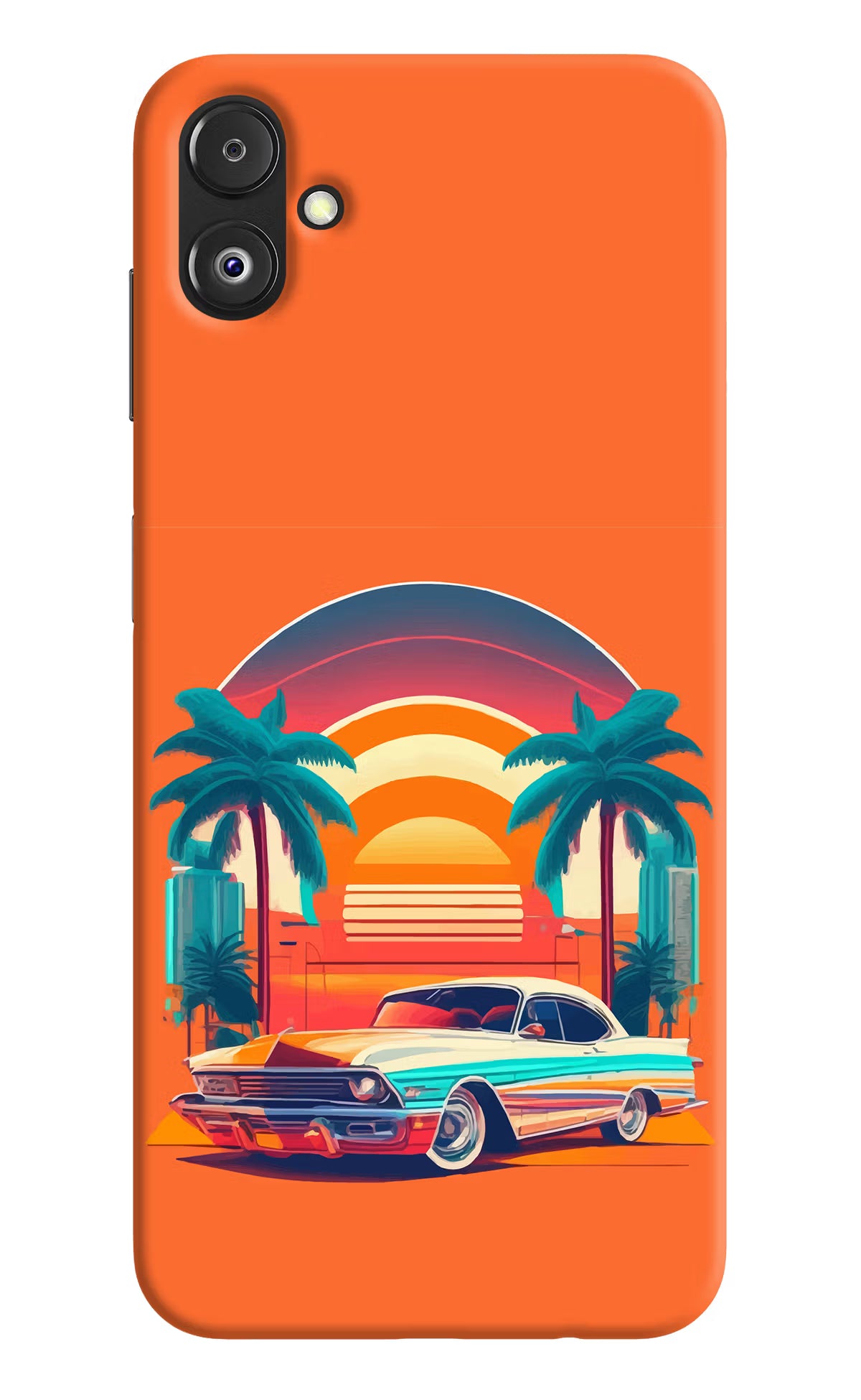 Palm Drive 80s Samsung F14 5G Back Cover - Palm Drive 80s Samsung F14 5G Back Cover Palm Drive 80s Samsung F14 5G Back Cover