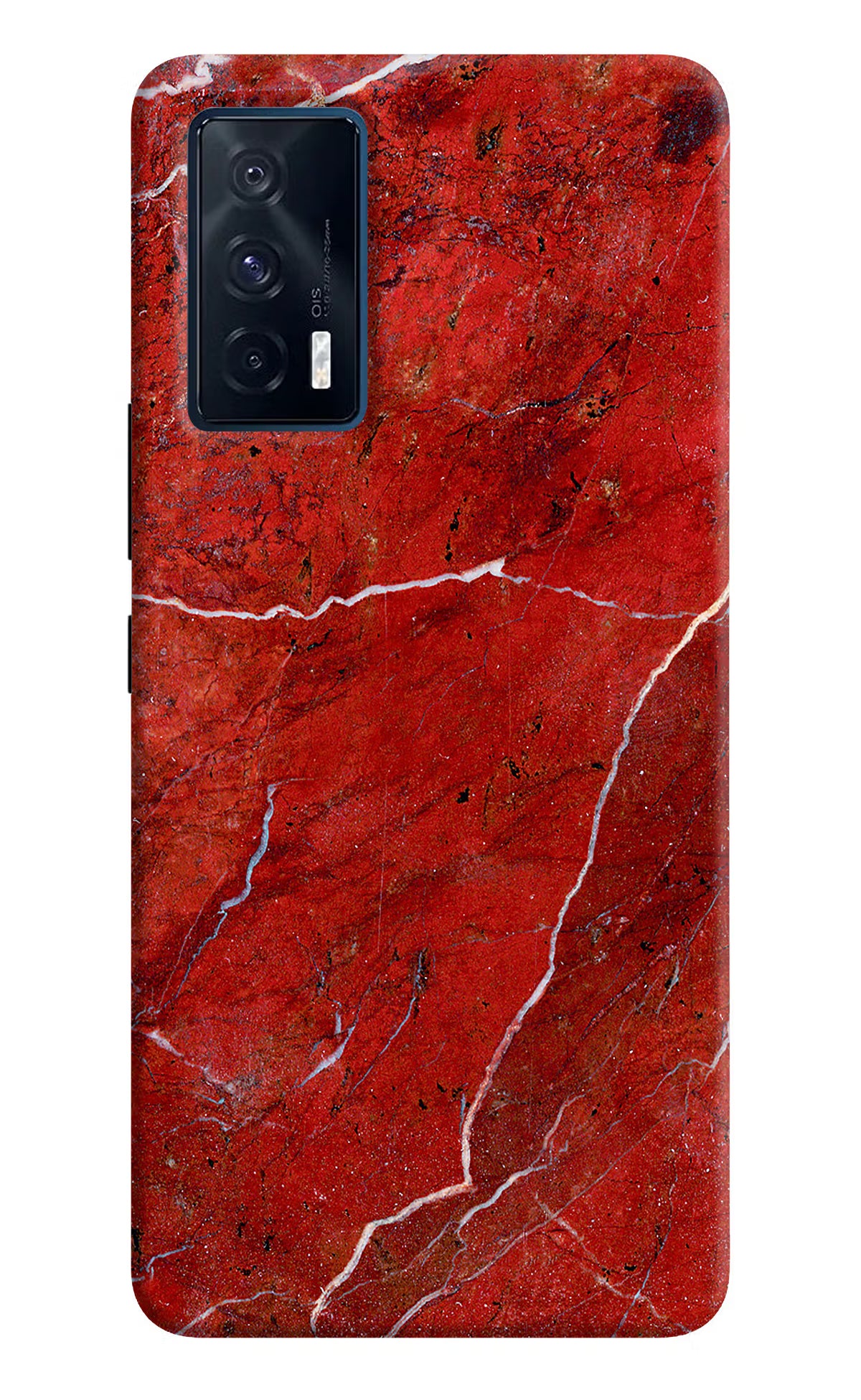 Red Marble Design iQOO 7 5G Back Cover - Red Marble Design iQOO 7 5G Back Cover Red Marble Design iQOO 7 5G Back Cover