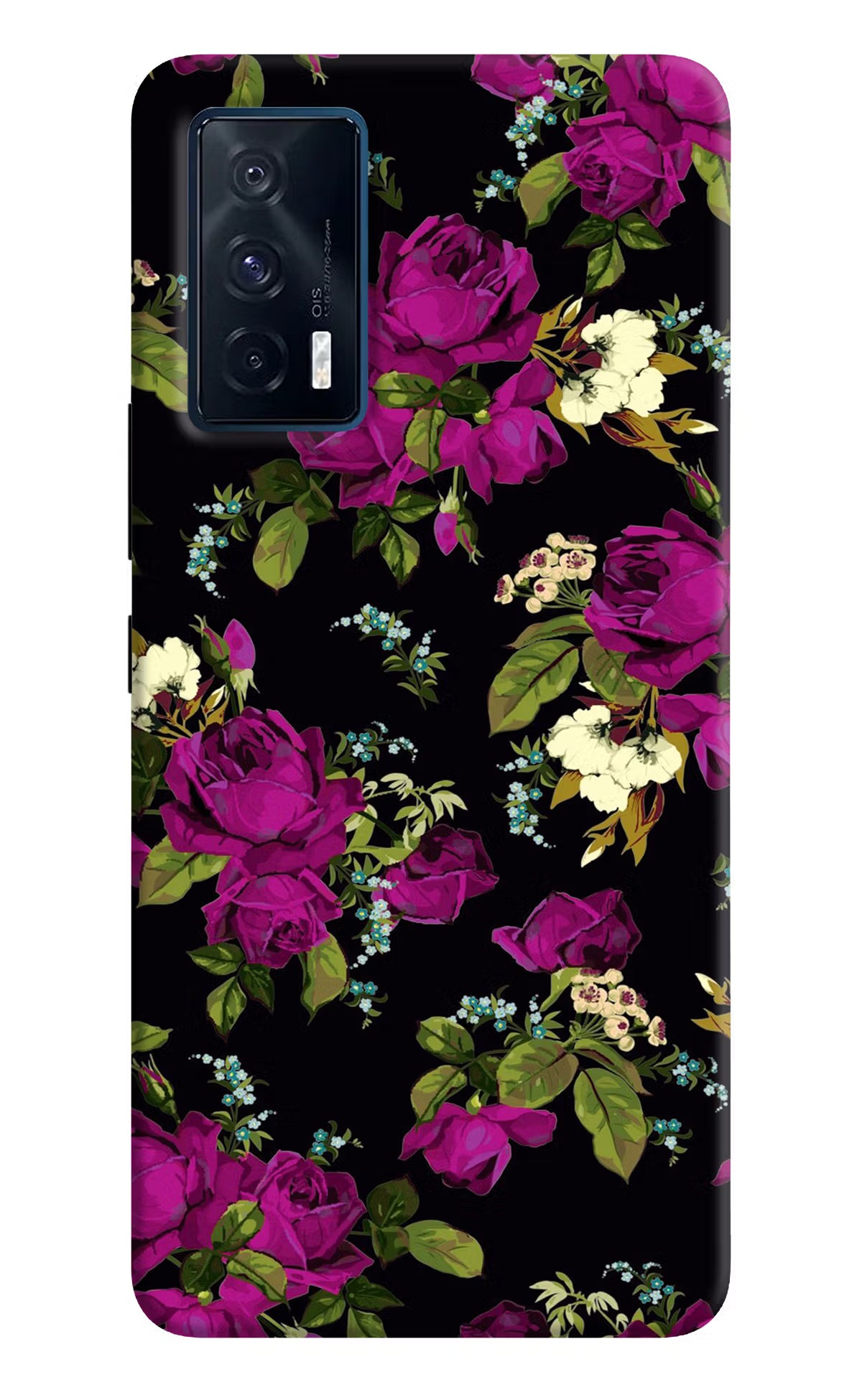 Flowers iQOO 7 5G Back Cover - Flowers iQOO 7 5G Back Cover Flowers iQOO 7 5G Back Cover