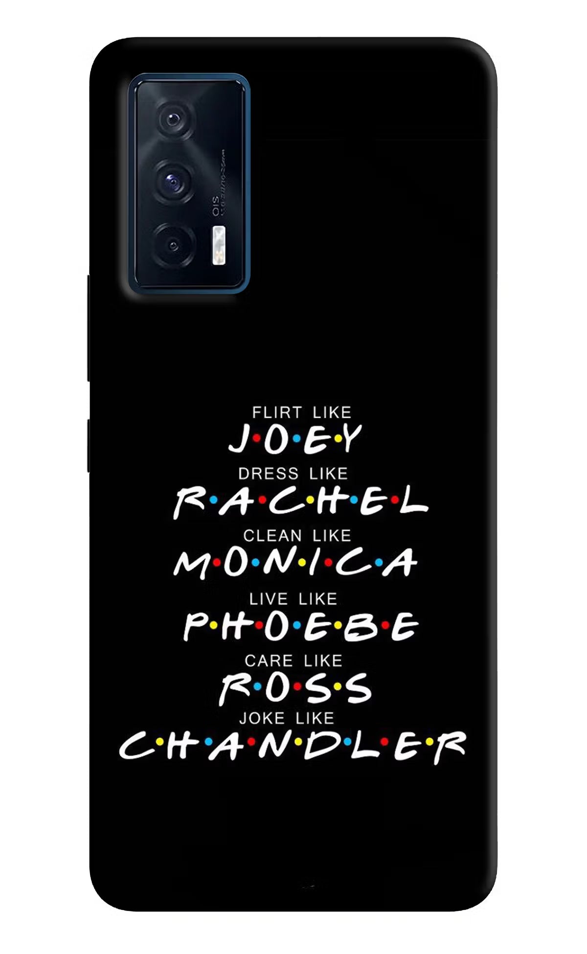 FRIENDS Character iQOO 7 5G Back Cover - FRIENDS Character iQOO 7 5G Back Cover FRIENDS Character iQOO 7 5G Back Cover