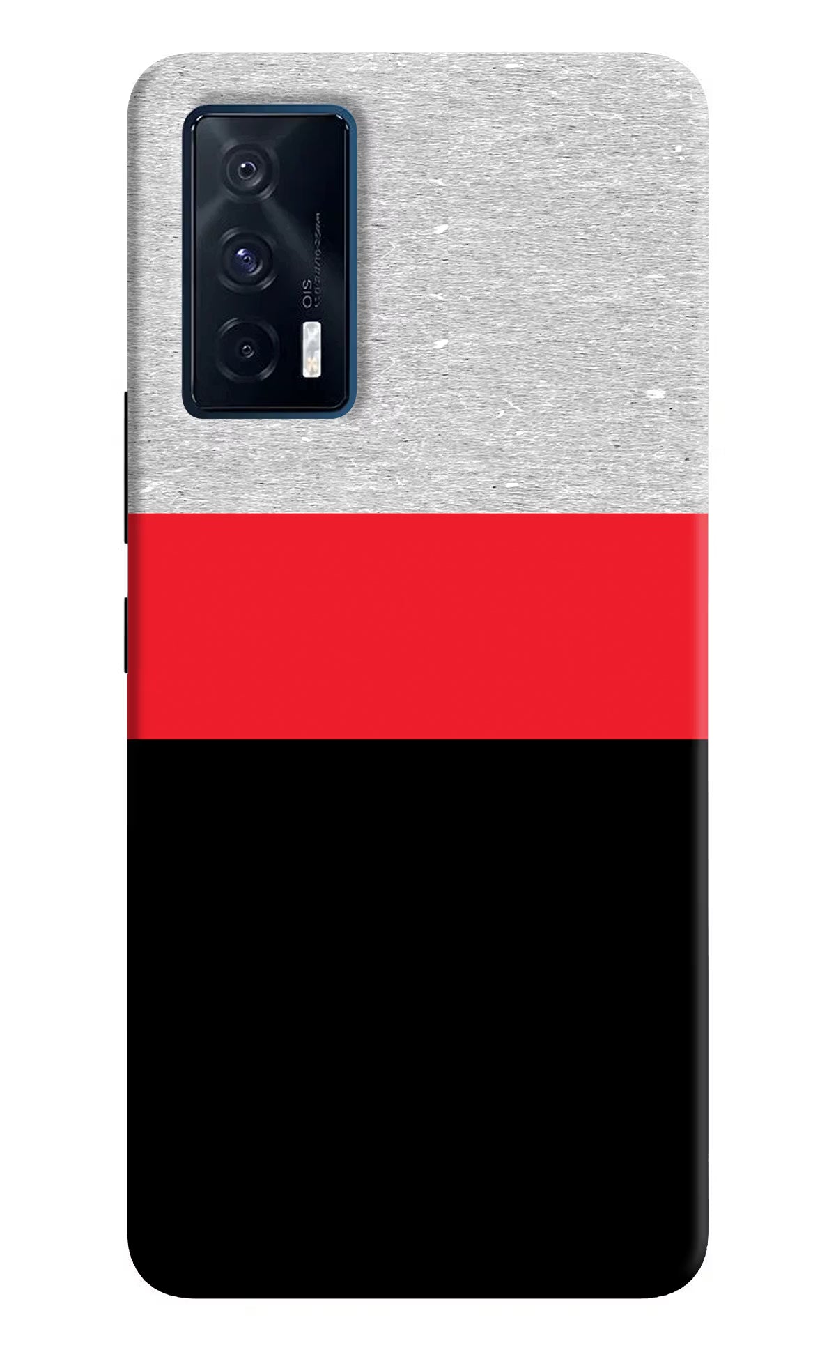 Tri Color Pattern iQOO 7 5G Back Cover - Tri Color Pattern iQOO 7 5G Back Cover Tri Color Pattern iQOO 7 5G Back Cover