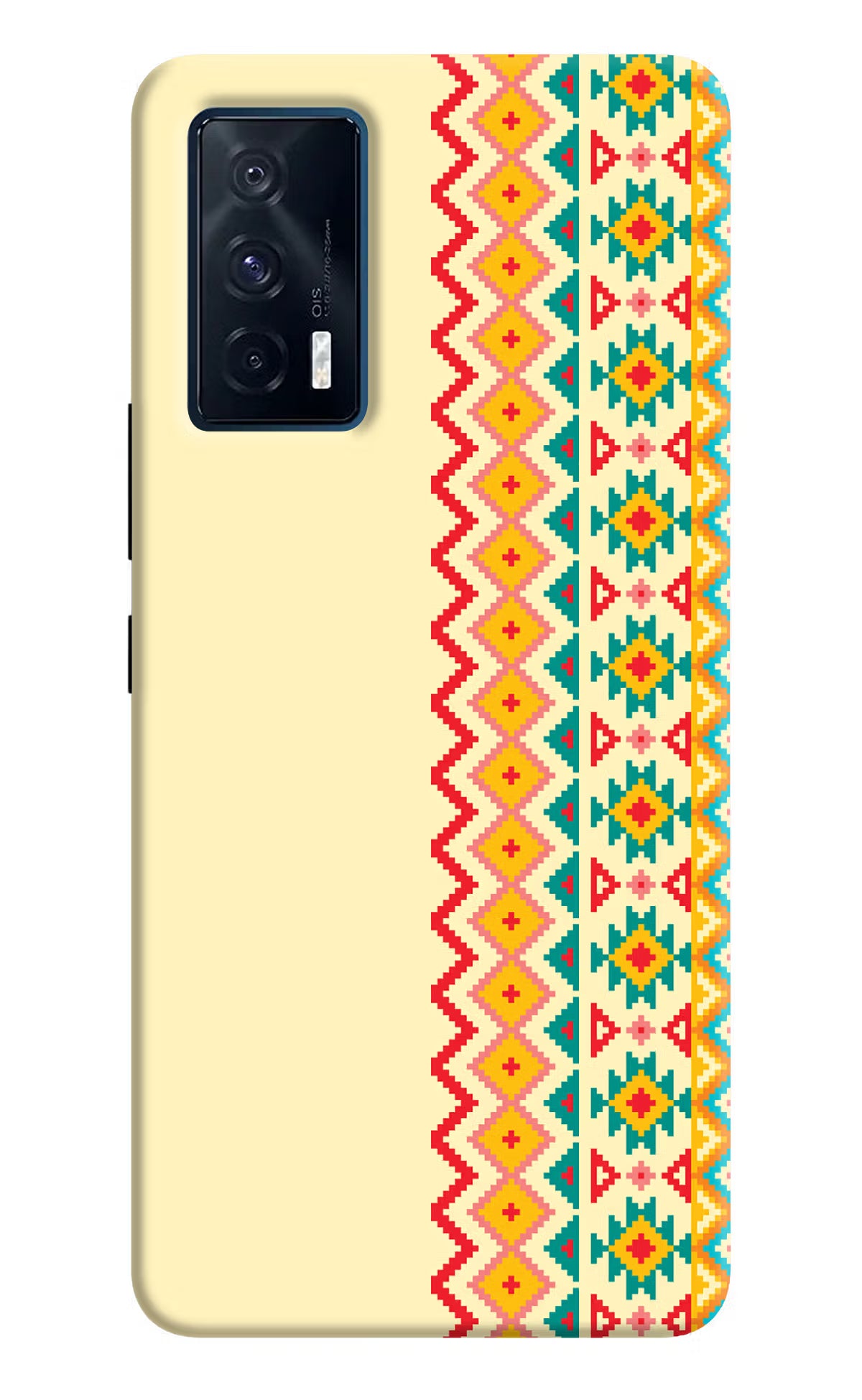 Ethnic Seamless iQOO 7 5G Back Cover - Ethnic Seamless iQOO 7 5G Back Cover Ethnic Seamless iQOO 7 5G Back Cover