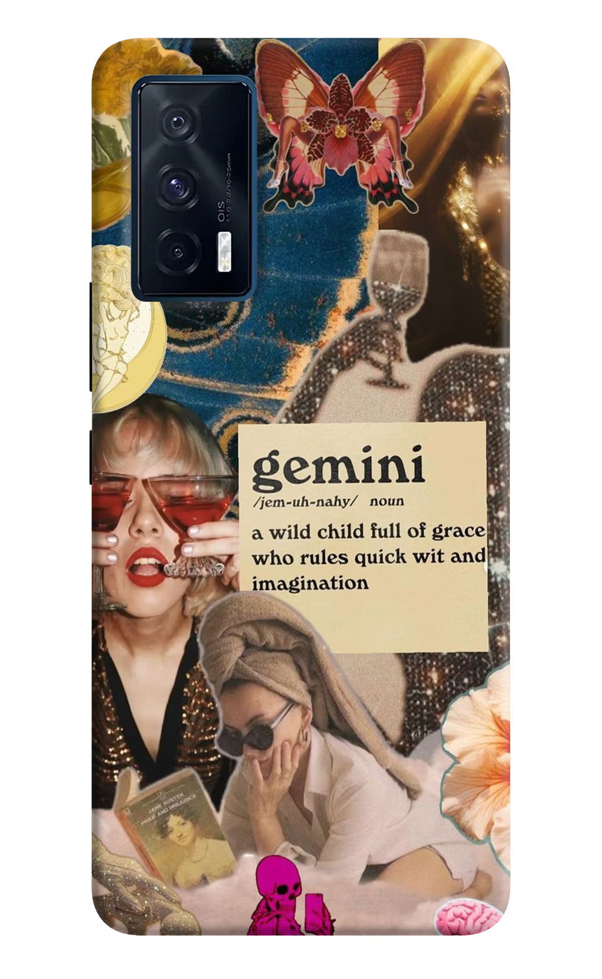 Gemini Zodiac iQOO 7 5G Back Cover - Gemini Zodiac iQOO 7 5G Back Cover Gemini Zodiac iQOO 7 5G Back Cover