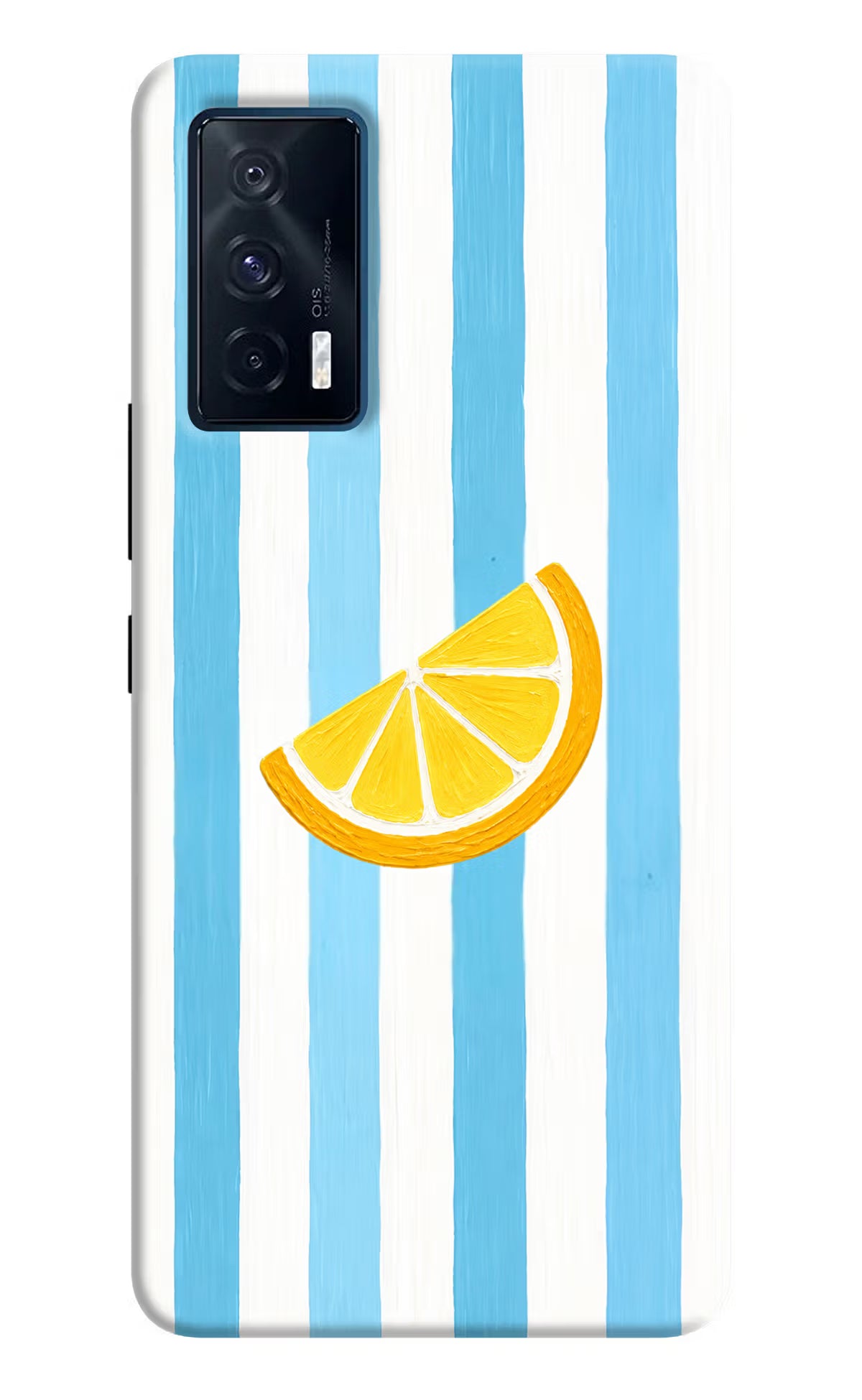 Summer Lemon iQOO 7 5G Back Cover - Summer Lemon iQOO 7 5G Hard Case Back Cover by Casekaro Summer Lemon iQOO 7 5G Hard Case Back Cover by Casekaro