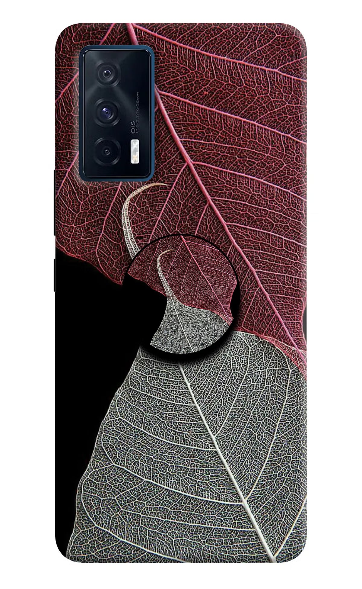 Leaf Pattern iQOO 7 5G Pop Case - Leaf Pattern iQOO 7 5G Pop Case Leaf Pattern iQOO 7 5G Pop Case