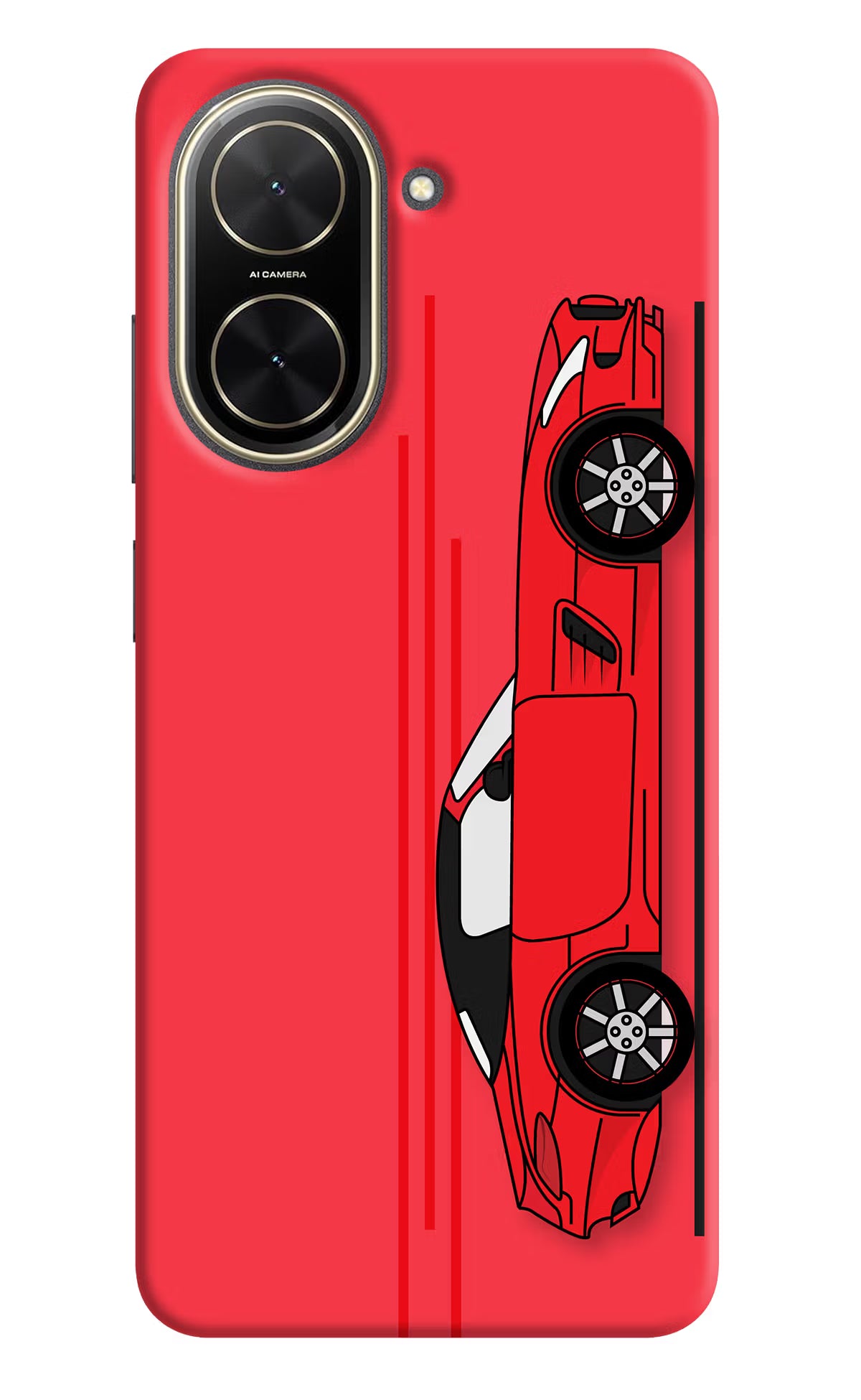 Red Velocity Poco C71 Back Cover - Red Velocity Poco C71 Back Cover Red Velocity Poco C71 Back Cover