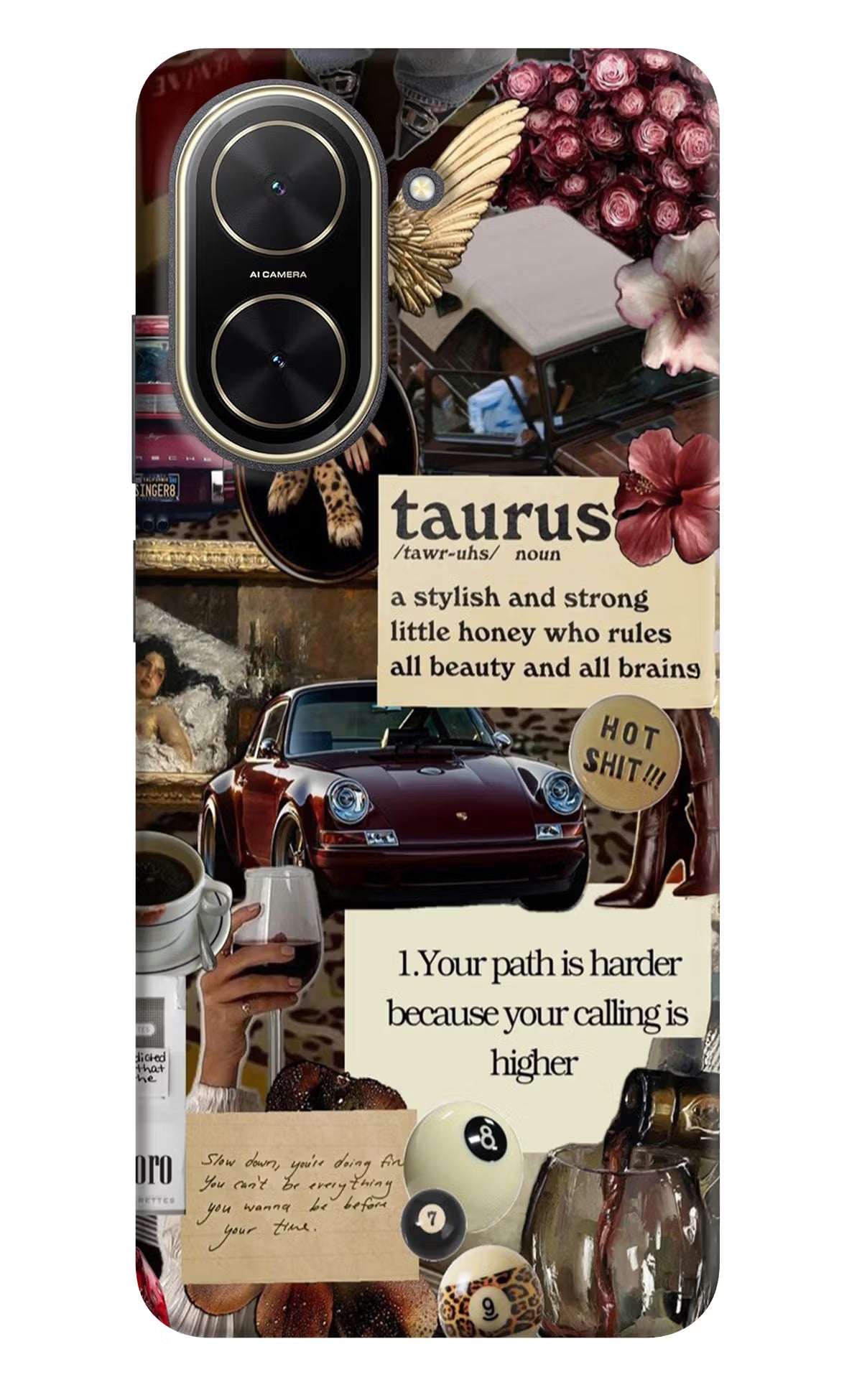 Taurus Zodiac Poco C71 Back Cover - Taurus Zodiac Poco C71 Back Cover Taurus Zodiac Poco C71 Back Cover