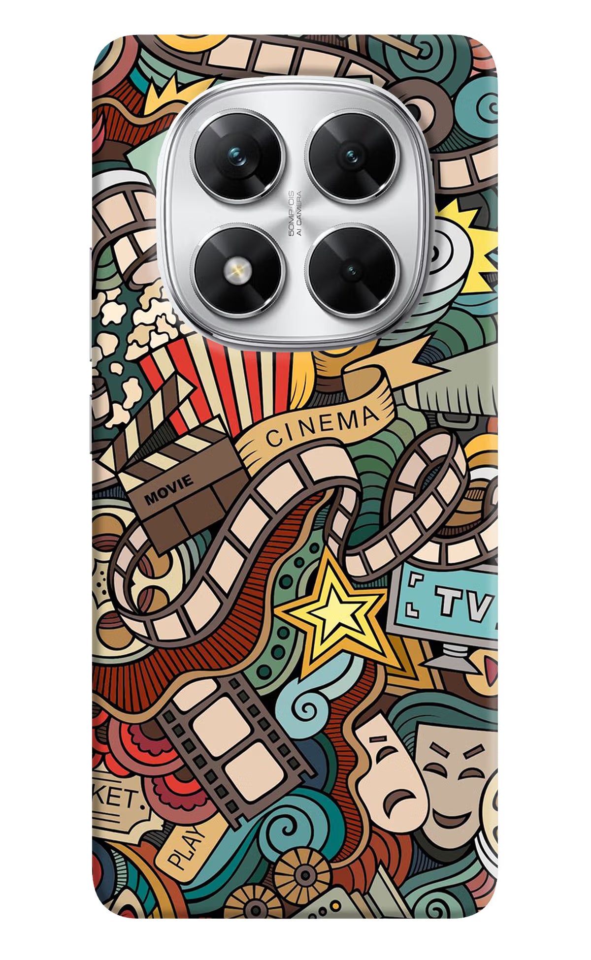 Cinema Abstract Poco X7 5G Back Cover - Cinema Abstract Poco X7 5G Back Cover Cinema Abstract Poco X7 5G Back Cover