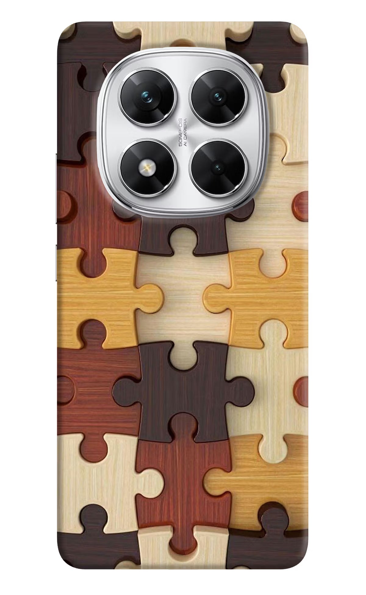 Wooden Puzzle Poco X7 5G Back Cover - Wooden Puzzle Poco X7 5G Back Cover Wooden Puzzle Poco X7 5G Back Cover