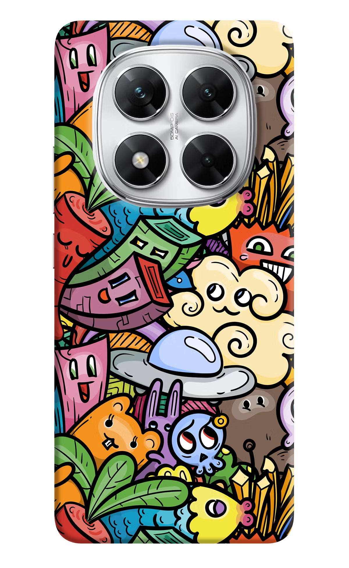 Veggie Doodle Poco X7 5G Back Cover - Veggie Doodle Poco X7 5G Back Cover Veggie Doodle Poco X7 5G Back Cover