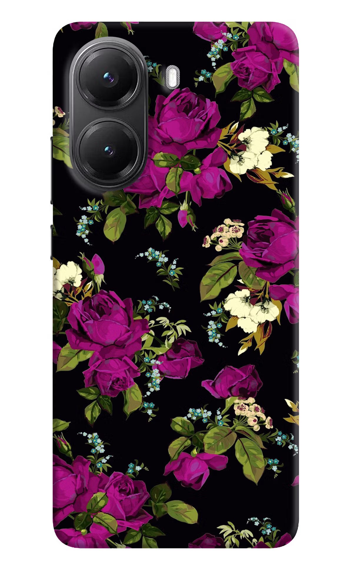 Flowers Poco X7 Pro 5G Back Cover - Flowers Poco X7 Pro 5G Back Cover Flowers Poco X7 Pro 5G Back Cover