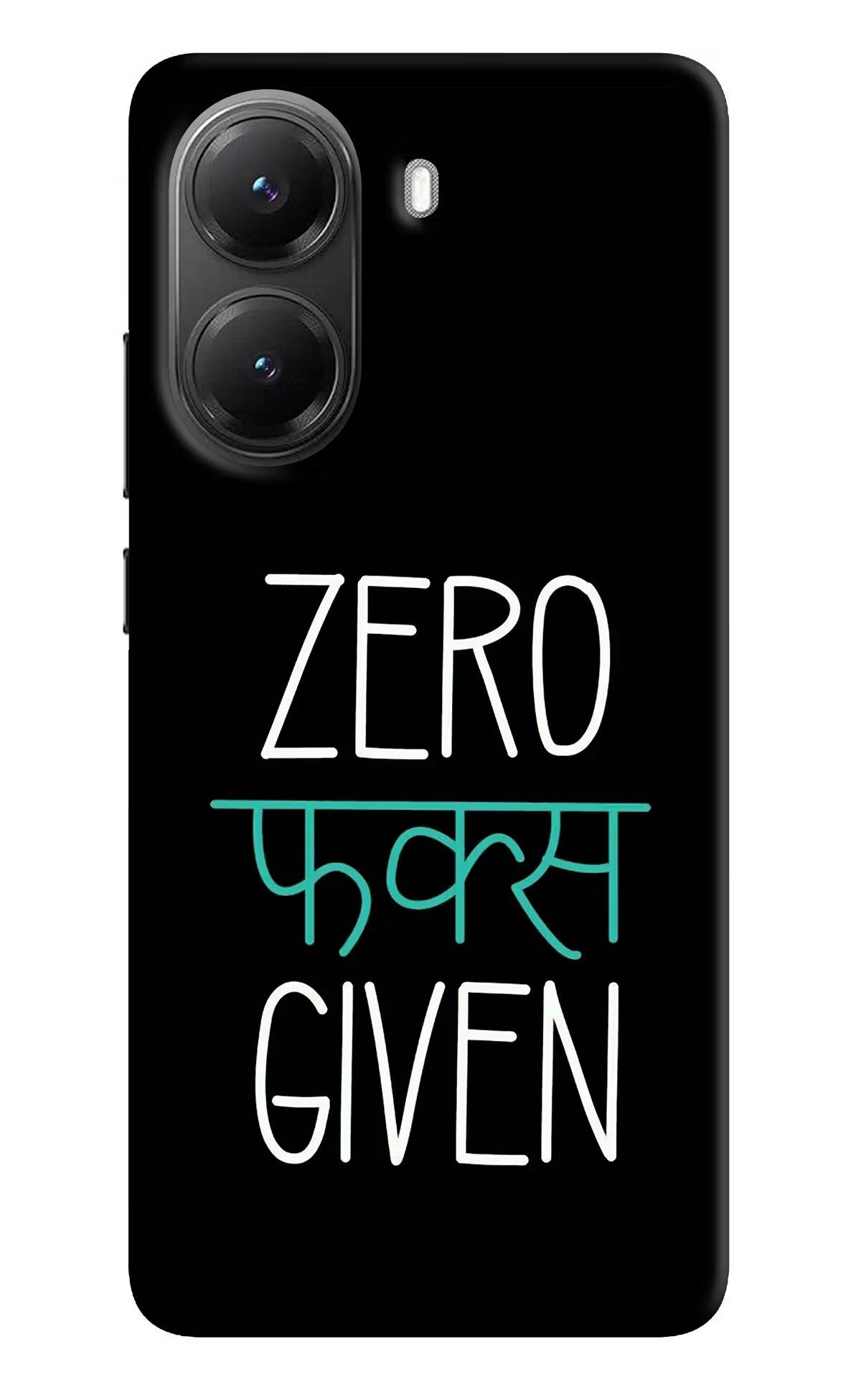Zero Fucks Given Poco X7 Pro 5G Back Cover - Zero Fucks Given Poco X7 Pro 5G Back Cover Zero Fucks Given Poco X7 Pro 5G Back Cover