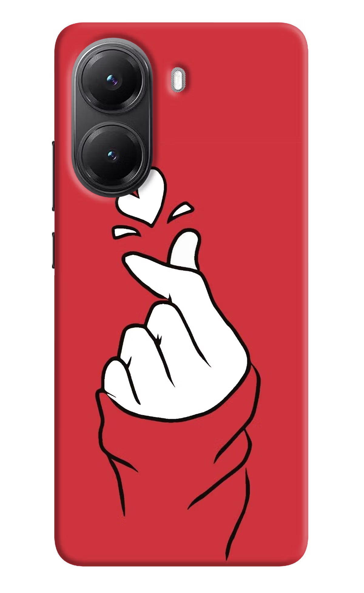 Korean Love Sign Poco X7 Pro 5G Back Cover - Korean Love Sign Poco X7 Pro 5G Back Cover Korean Love Sign Poco X7 Pro 5G Back Cover
