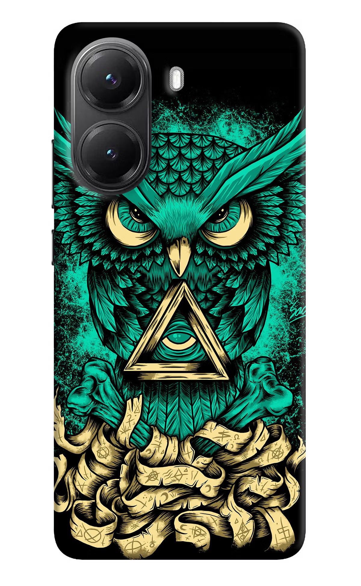 Green Owl Poco X7 Pro 5G Back Cover - Green Owl Poco X7 Pro 5G Back Cover Green Owl Poco X7 Pro 5G Back Cover