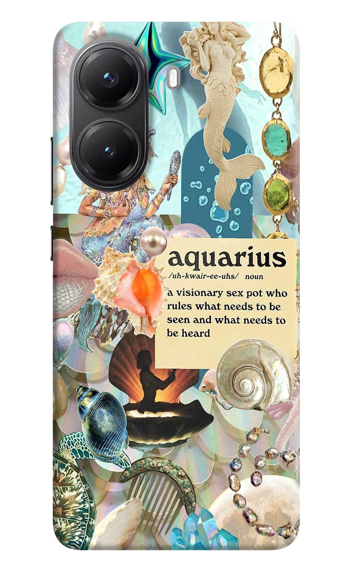 Aquarius Zodiac Poco X7 Pro 5G Back Cover - Aquarius Zodiac Poco X7 Pro 5G Back Cover Aquarius Zodiac Poco X7 Pro 5G Back Cover
