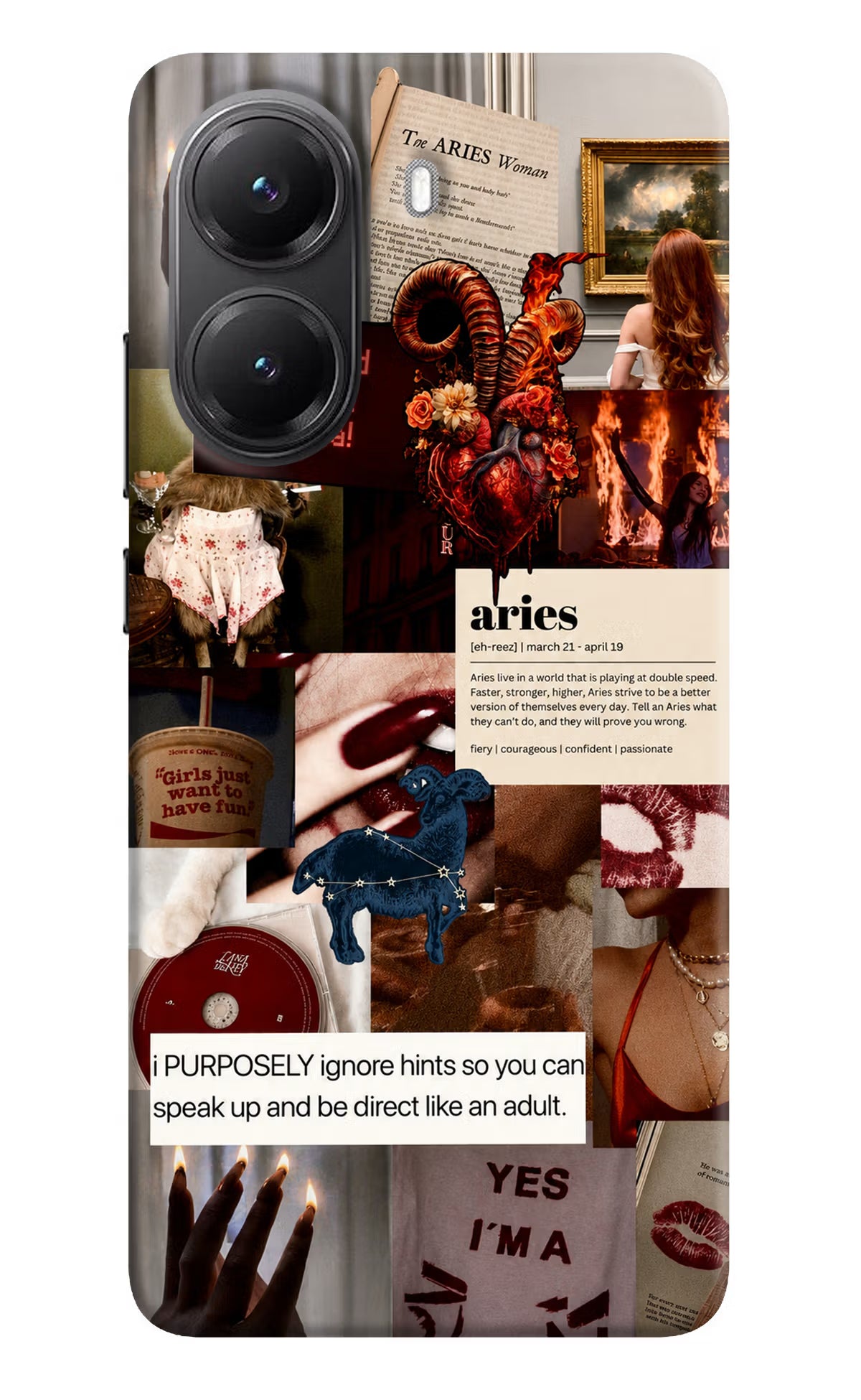 Zodiac Aries Poco X7 Pro 5G Back Cover - Zodiac Aries Poco X7 Pro 5G Back Cover Zodiac Aries Poco X7 Pro 5G Back Cover