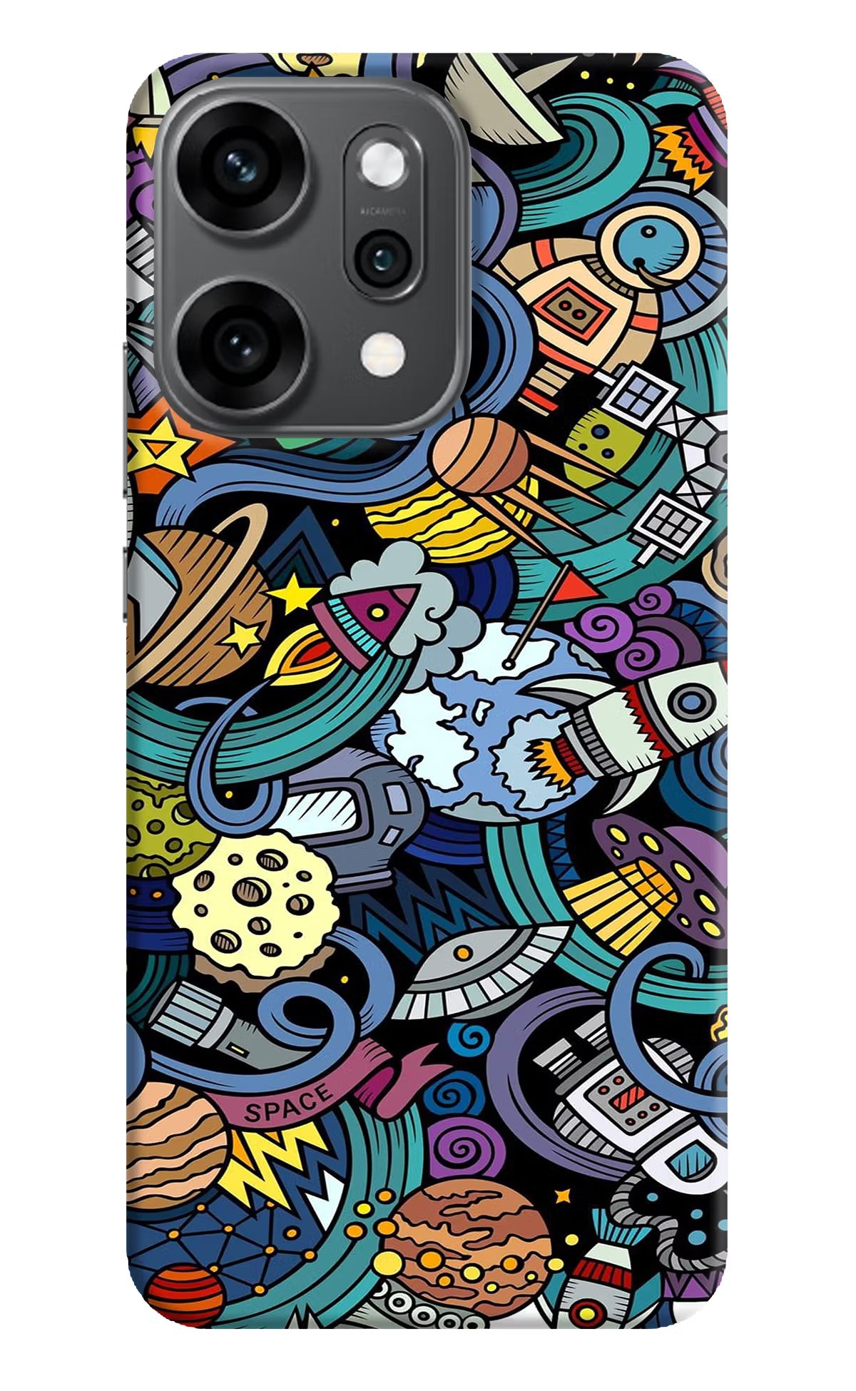 Space Abstract Oppo Reno14 Pro 5G Back Cover - Space Abstract Oppo Reno14 Pro 5G Back Cover Space Abstract Oppo Reno14 Pro 5G Back Cover