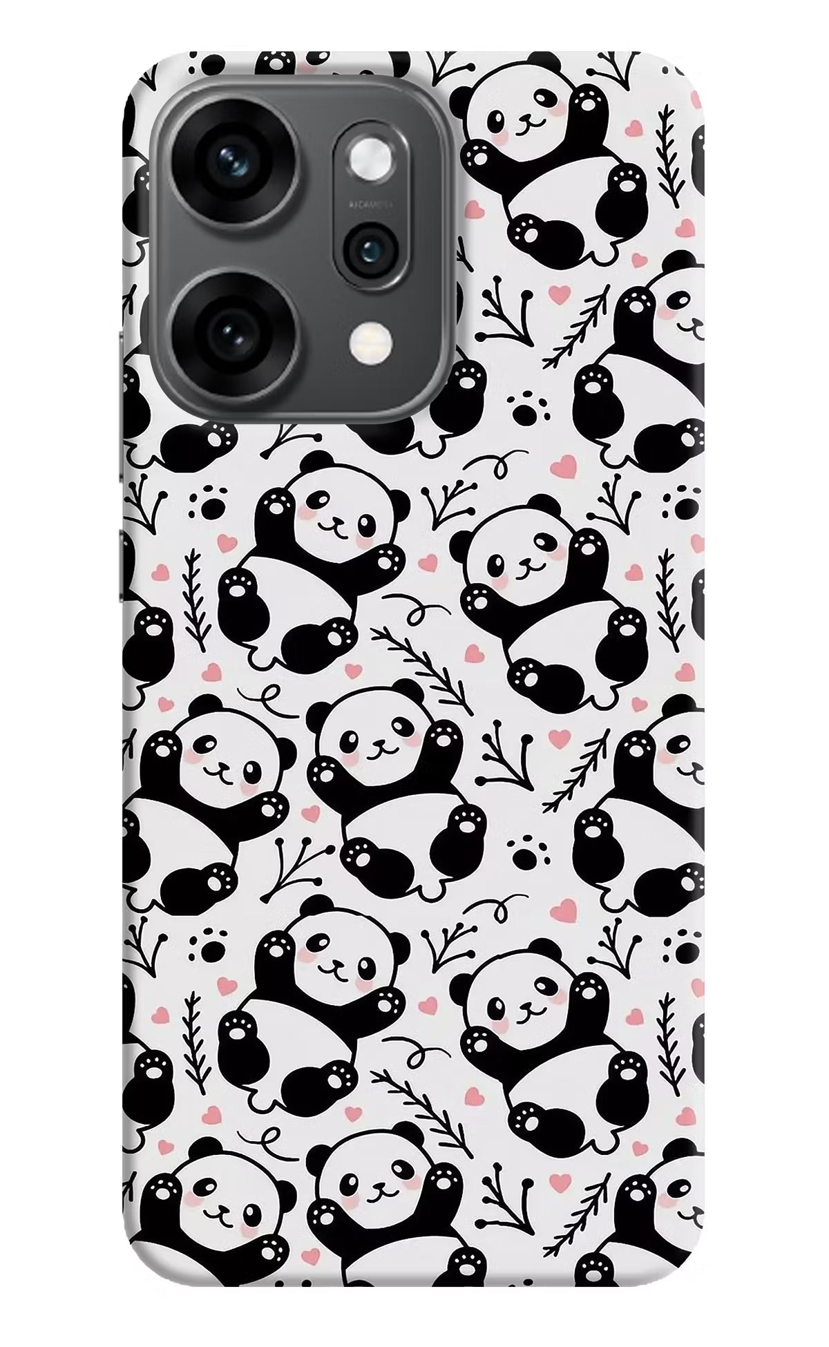 Cute Panda Oppo Reno14 Pro 5G Back Cover - Cute Panda Oppo Reno14 Pro 5G Back Cover Cute Panda Oppo Reno14 Pro 5G Back Cover
