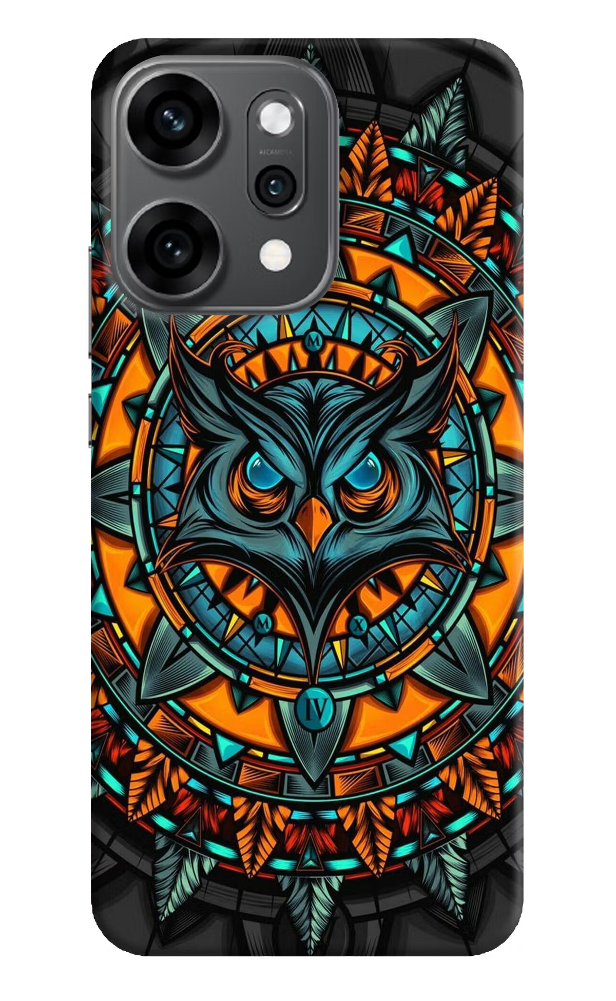 Angry Owl Art Oppo Reno14 Pro 5G Back Cover - Angry Owl Art Oppo Reno14 Pro 5G Back Cover Angry Owl Art Oppo Reno14 Pro 5G Back Cover