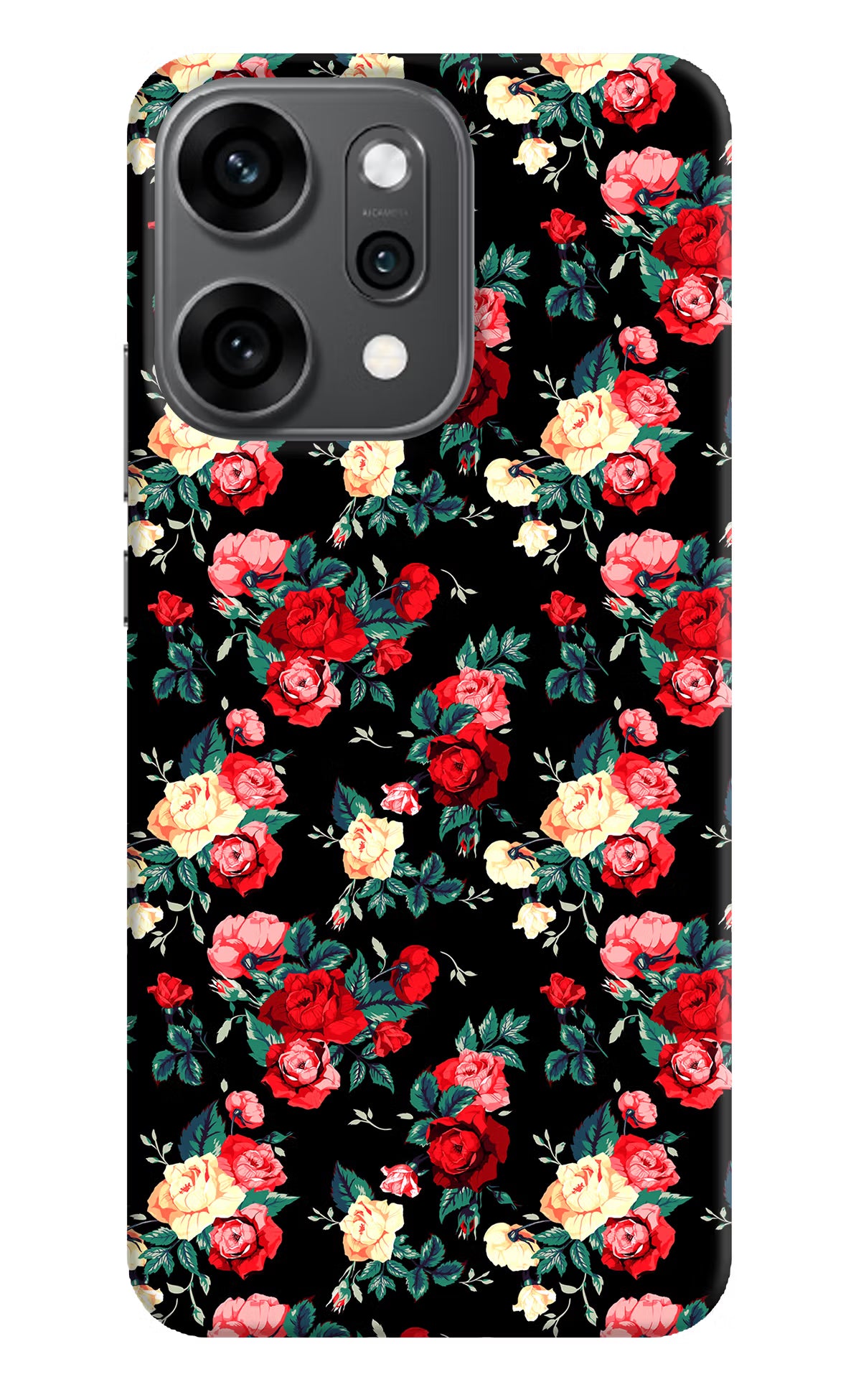 Rose Pattern Oppo Reno14 Pro 5G Back Cover - Rose Pattern Oppo Reno14 Pro 5G Back Cover Rose Pattern Oppo Reno14 Pro 5G Back Cover