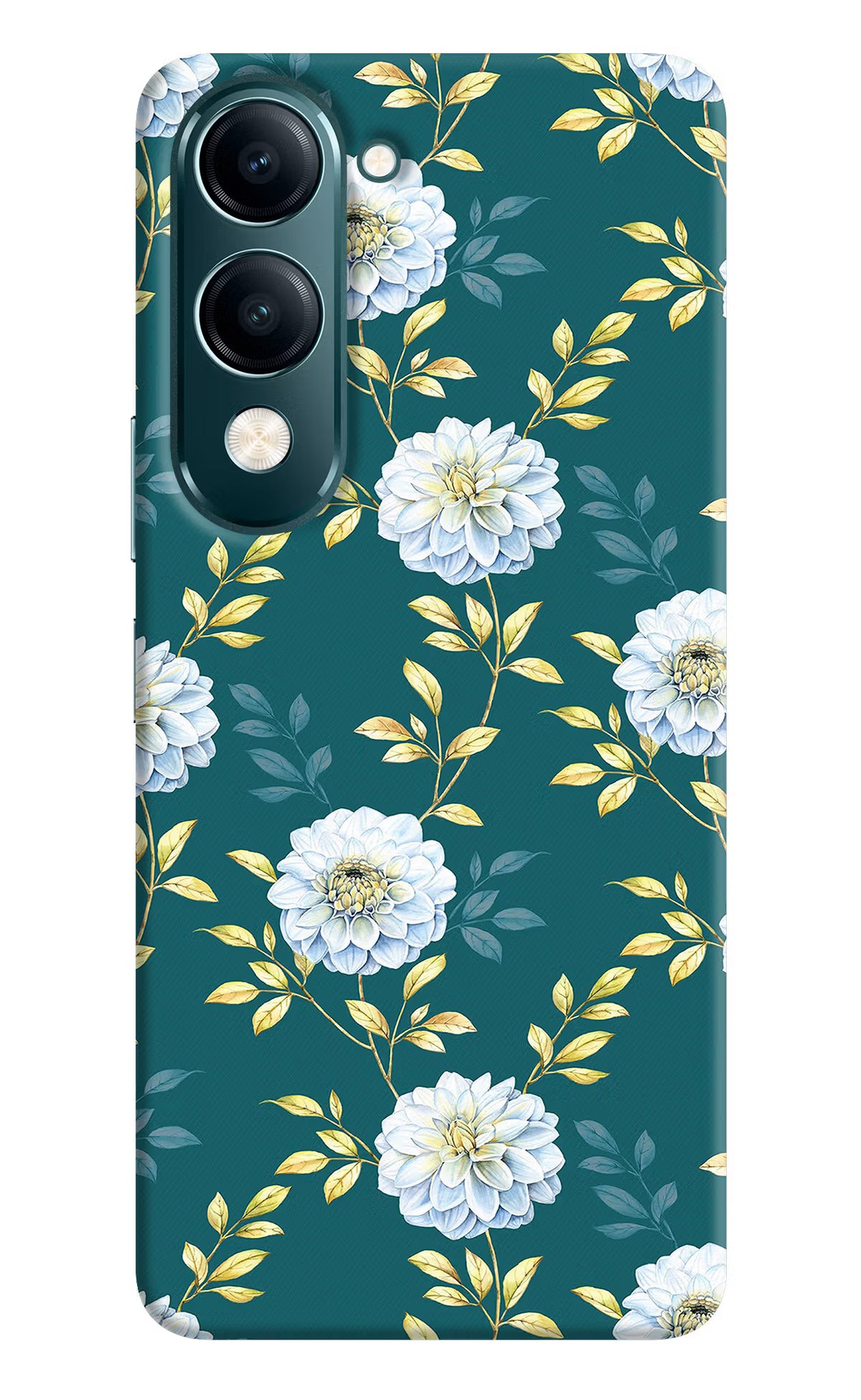 Flowers Vivo Y19 5G Back Cover - Flowers Vivo Y19 5G Back Cover Flowers Vivo Y19 5G Back Cover