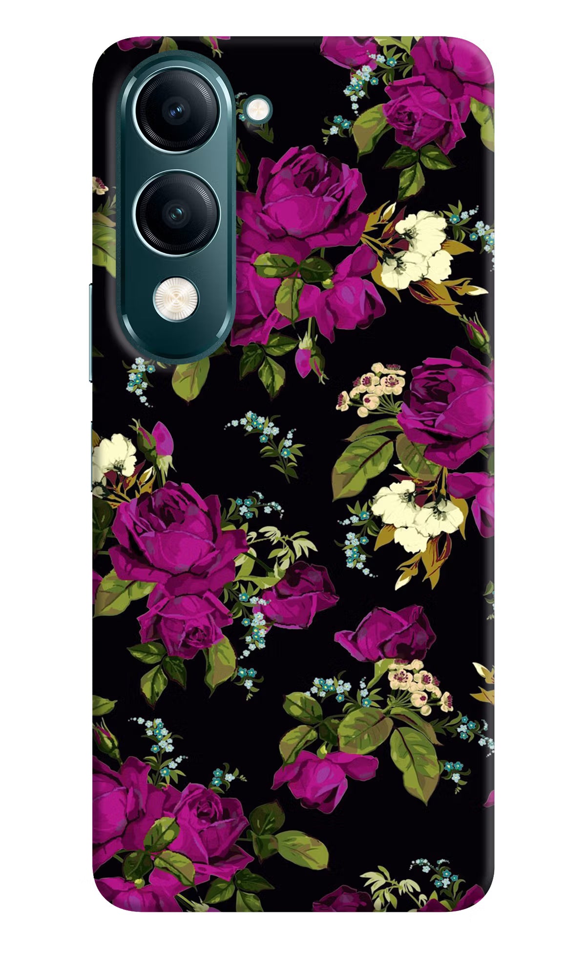 Flowers Vivo Y19 5G Back Cover - Flowers Vivo Y19 5G Back Cover Flowers Vivo Y19 5G Back Cover