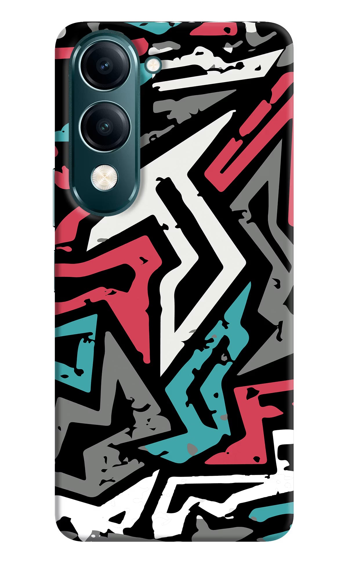 Geometric Graffiti Vivo Y19 5G Back Cover - Geometric Graffiti Vivo Y19 5G Back Cover Geometric Graffiti Vivo Y19 5G Back Cover