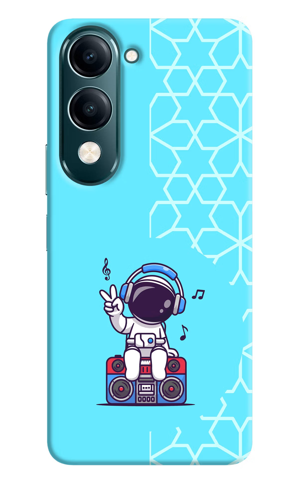 Cute Astronaut Chilling Vivo Y19 5G Back Cover - Cute Astronaut Chilling Vivo Y19 5G Back Cover Cute Astronaut Chilling Vivo Y19 5G Back Cover