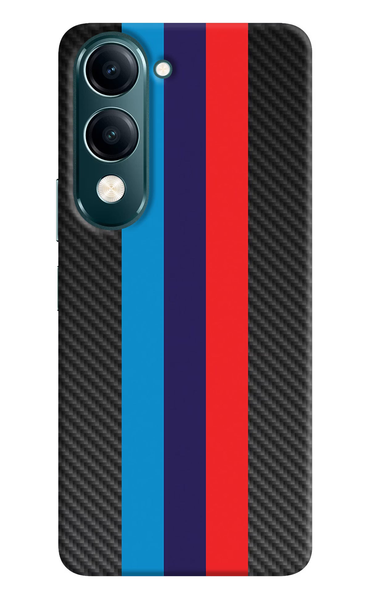 BMW Stripes Pattern Vivo Y19 5G Back Cover - BMW Stripes Pattern Vivo Y19 5G Back Cover BMW Stripes Pattern Vivo Y19 5G Back Cover