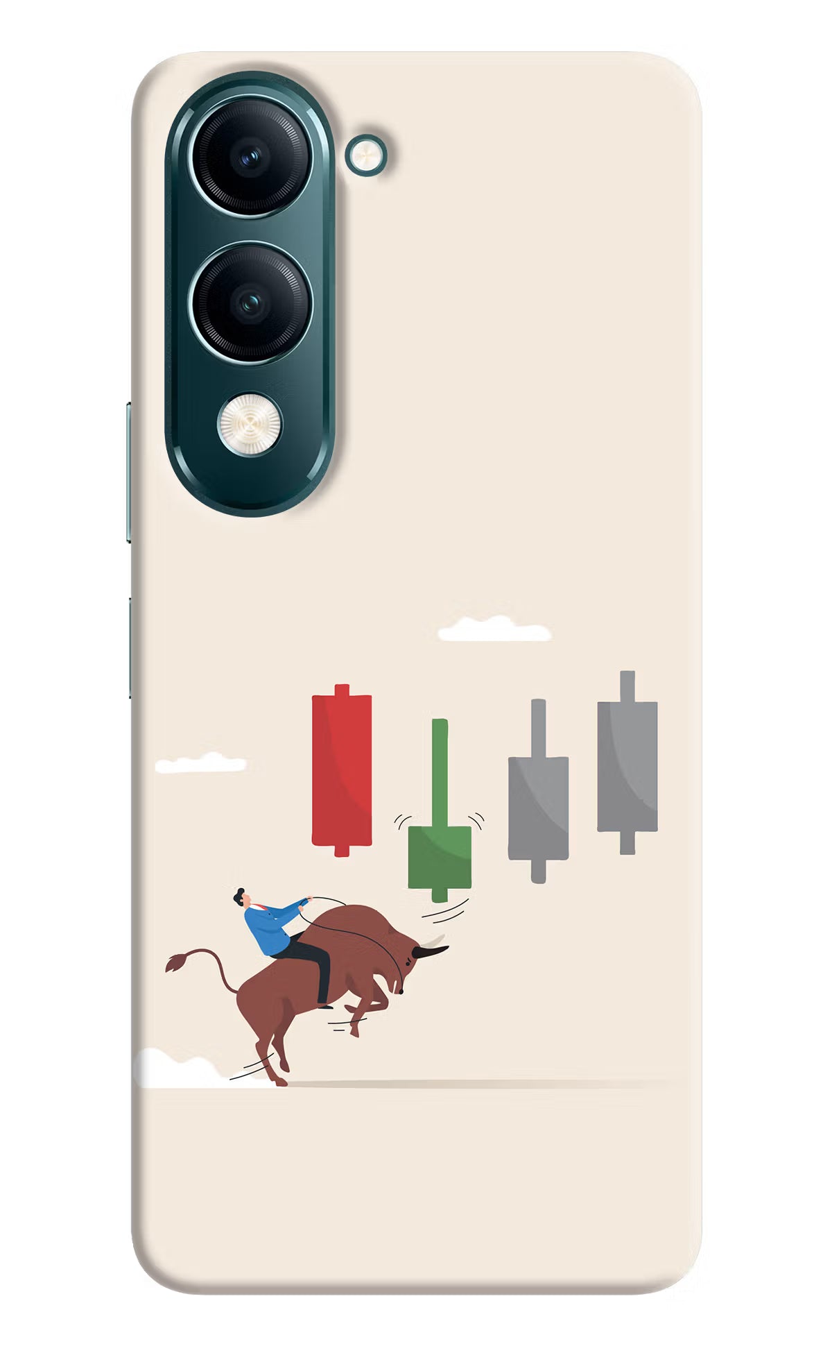 Bull Trading Momentum Vivo Y19 5G Back Cover - Bull Trading Momentum Vivo Y19 5G Back Cover Bull Trading Momentum Vivo Y19 5G Back Cover