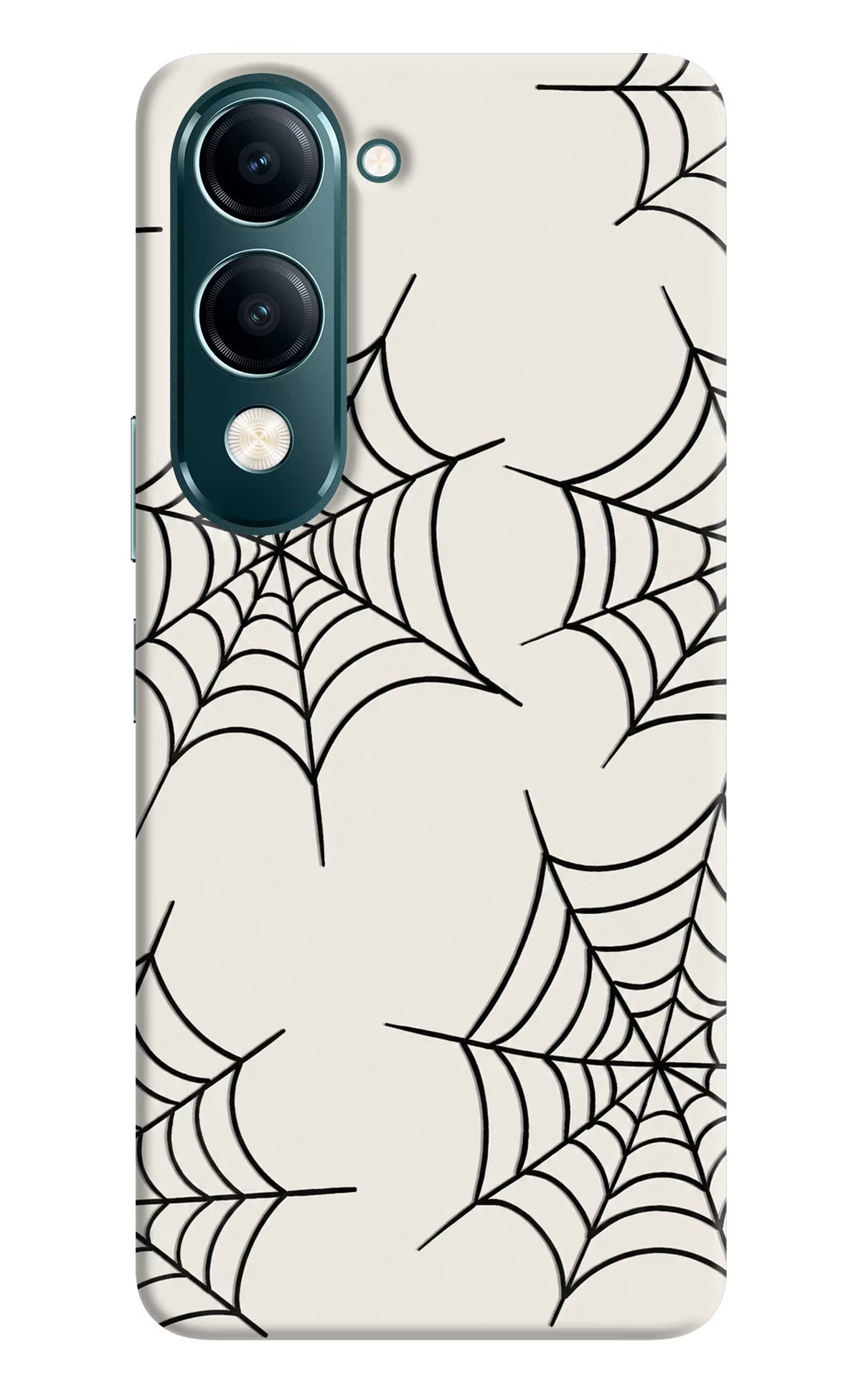 Spider Web Vivo Y19 5G Back Cover - Spider Web Vivo Y19 5G Hard Case Back Cover by Casekaro Spider Web Vivo Y19 5G Hard Case Back Cover by Casekaro