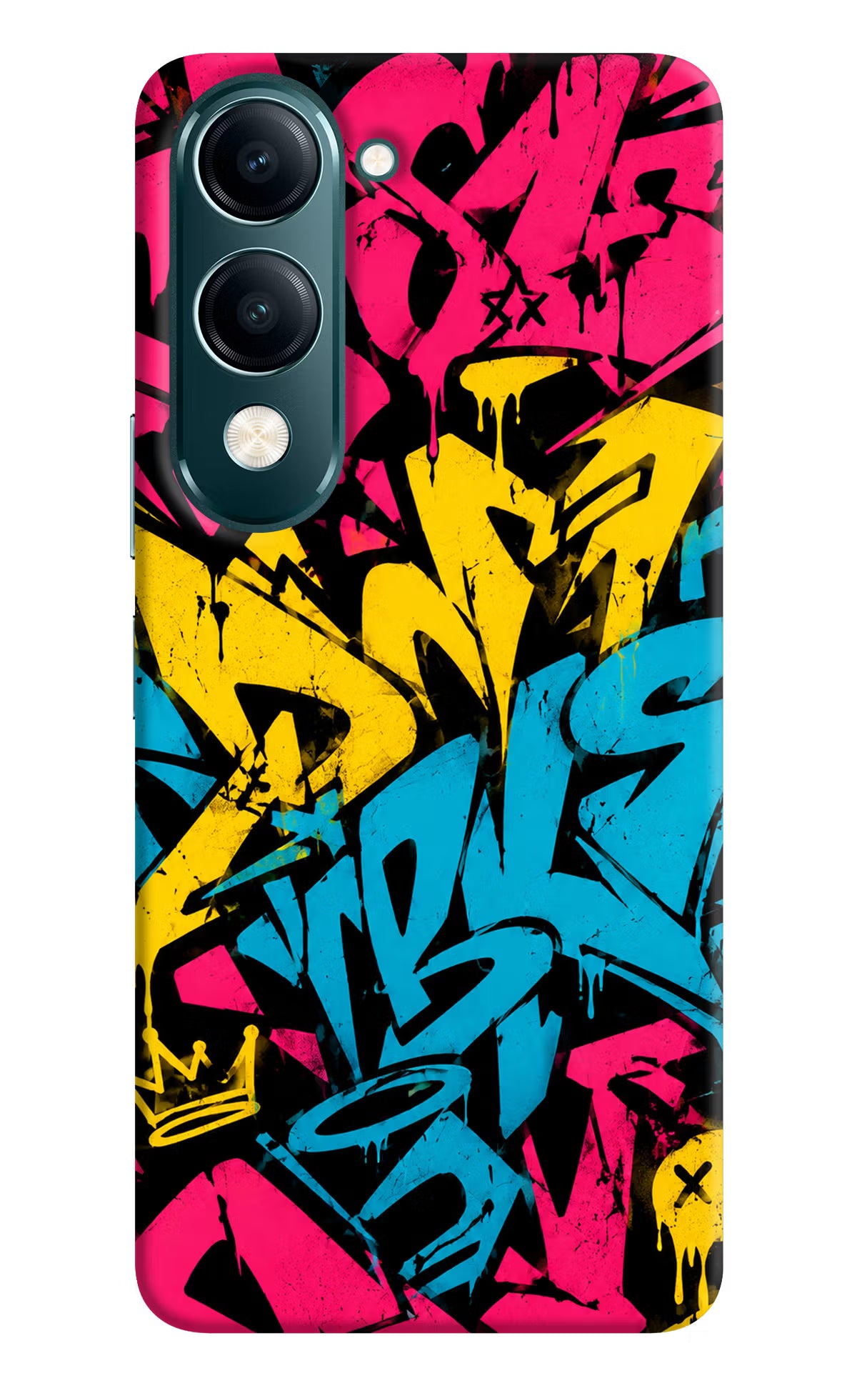 Graffiti Vibe Vivo Y19 5G Back Cover - Graffiti Vibe Vivo Y19 5G Back Cover Graffiti Vibe Vivo Y19 5G Back Cover