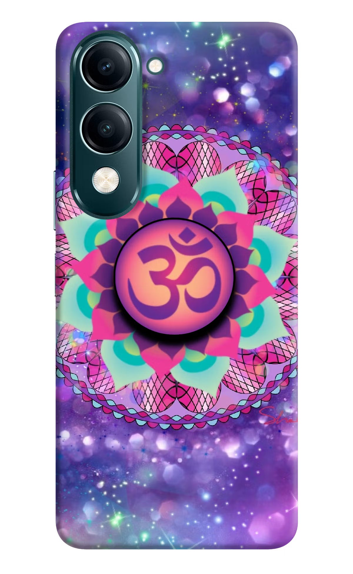 Om Purple Vivo Y19 5G Pop Case - Om Purple Vivo Y19 5G Pop Case Om Purple Vivo Y19 5G Pop Case