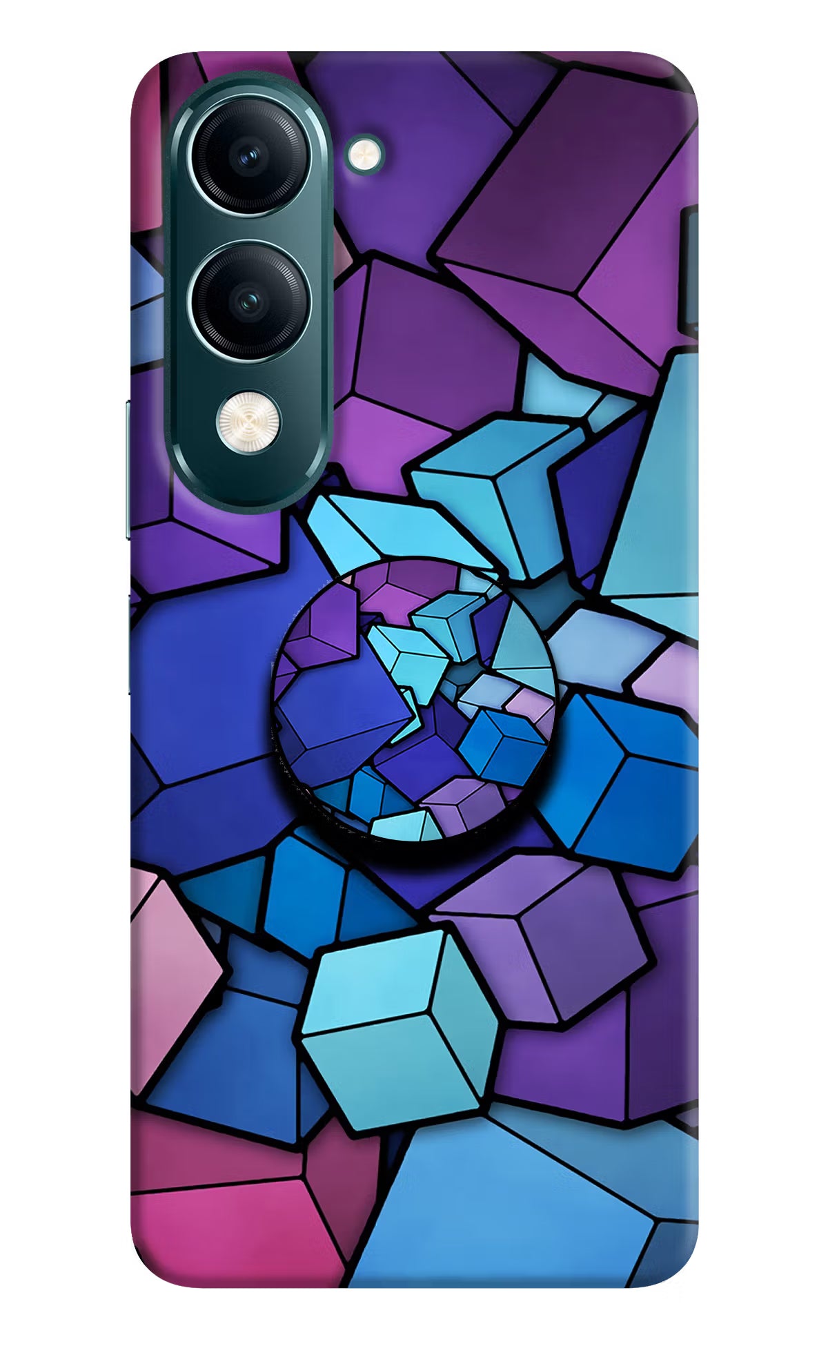 Cubic Abstract Vivo Y19 5G Pop Case - Cubic Abstract Vivo Y19 5G Pop Case Cubic Abstract Vivo Y19 5G Pop Case