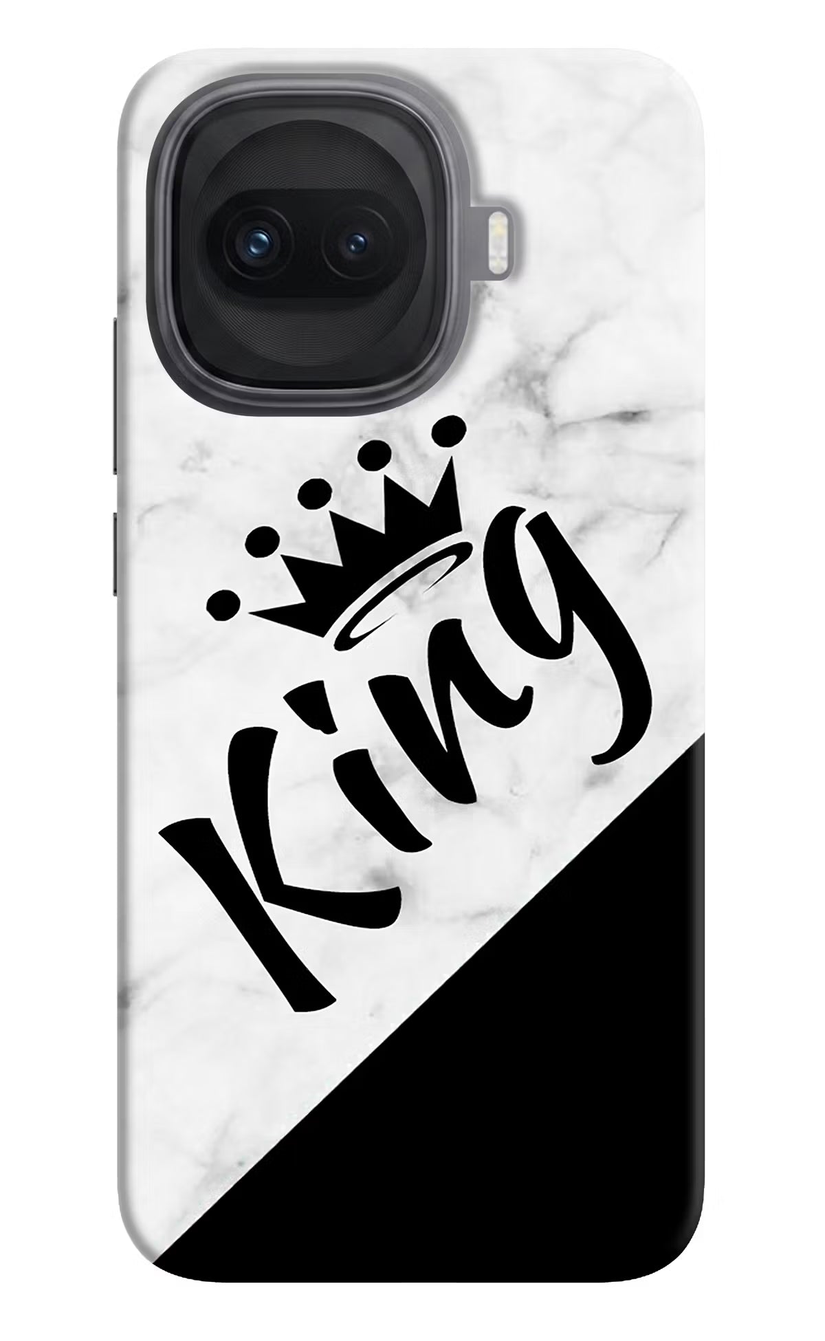 King iQOO 15R 5G Back Cover - King iQOO 15R 5G Hard Case Back Cover by Casekaro King iQOO 15R 5G Hard Case Back Cover by Casekaro