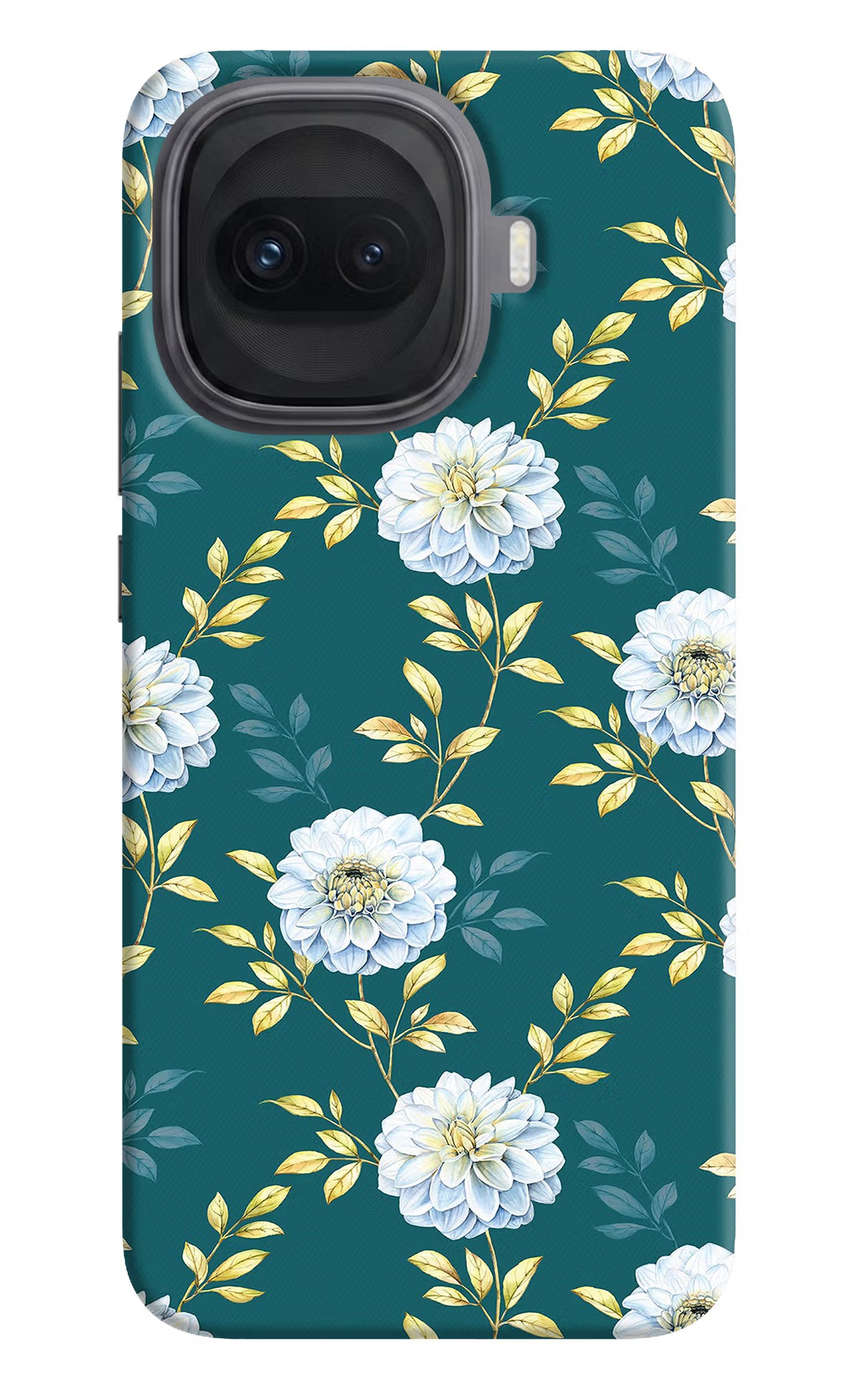 Flowers iQOO 15R 5G Back Cover - Flowers iQOO 15R 5G Hard Case Back Cover by Casekaro Flowers iQOO 15R 5G Hard Case Back Cover by Casekaro