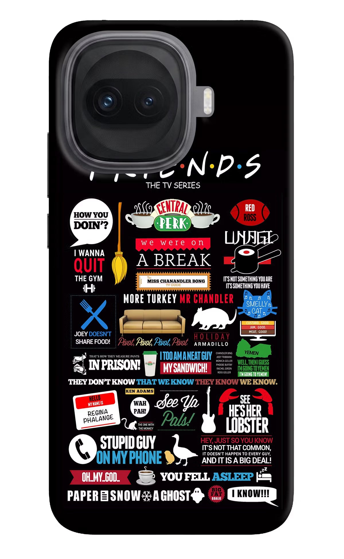 FRIENDS iQOO 15R 5G Back Cover - FRIENDS iQOO 15R 5G Hard Case Back Cover by Casekaro FRIENDS iQOO 15R 5G Hard Case Back Cover by Casekaro