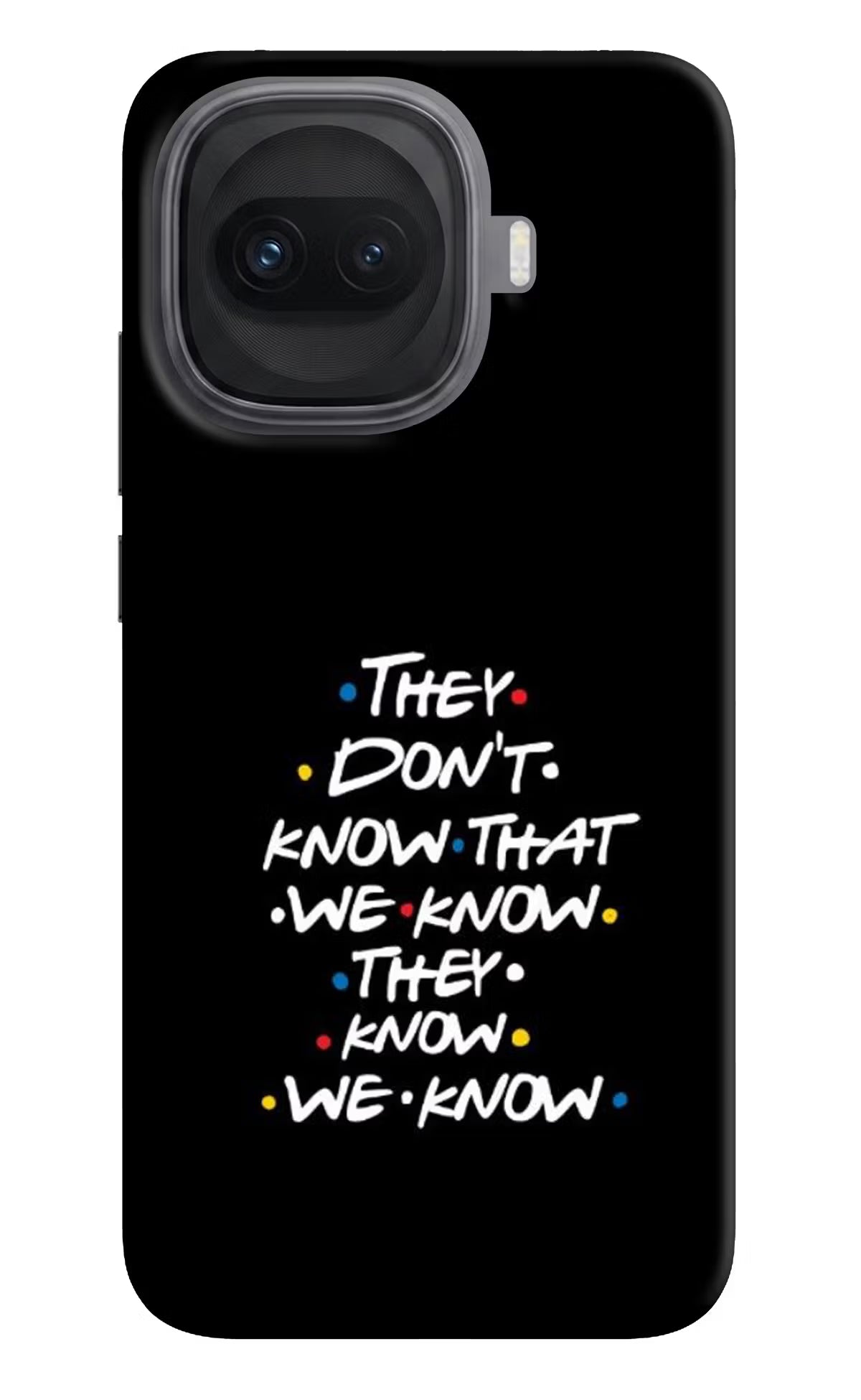 FRIENDS Dialogue iQOO 15R 5G Back Cover - FRIENDS Dialogue iQOO 15R 5G Hard Case Back Cover by Casekaro FRIENDS Dialogue iQOO 15R 5G Hard Case Back Cover by Casekaro