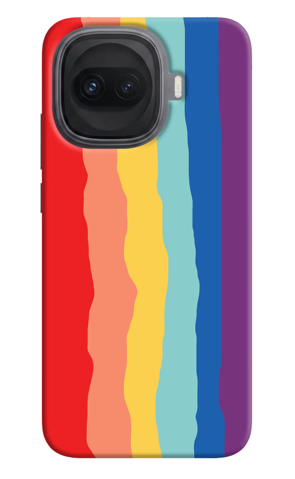 Rainbow iQOO 15R 5G Back Cover - Rainbow iQOO 15R 5G Hard Case Back Cover by Casekaro Rainbow iQOO 15R 5G Hard Case Back Cover by Casekaro