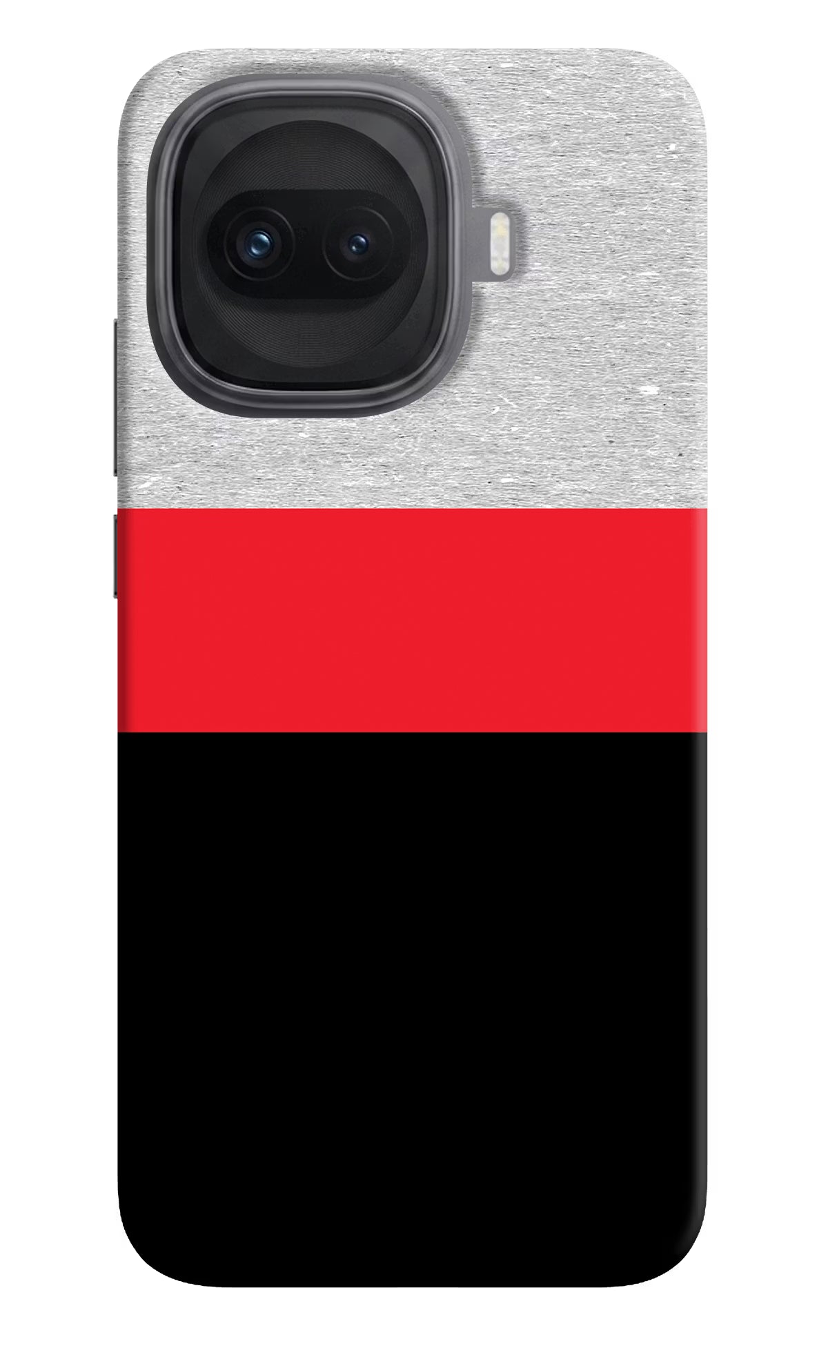 Tri Color Pattern iQOO 15R 5G Back Cover - Tri Color Pattern iQOO 15R 5G Hard Case Back Cover by Casekaro Tri Color Pattern iQOO 15R 5G Hard Case Back Cover by Casekaro